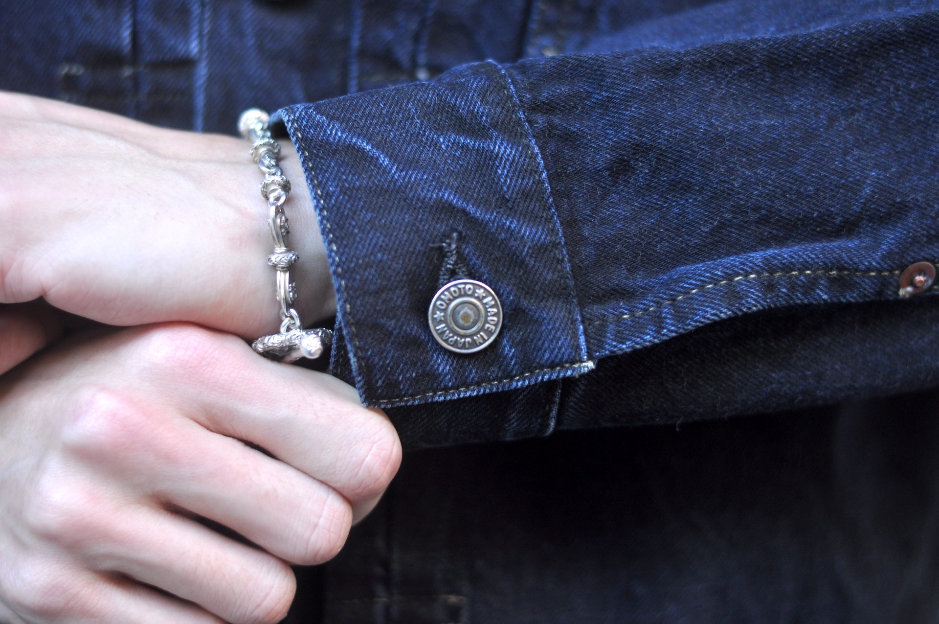 Omoto Denim 13.5oz  “Charcoal Overdyed” War-Mode Type 1 Denim Jacket