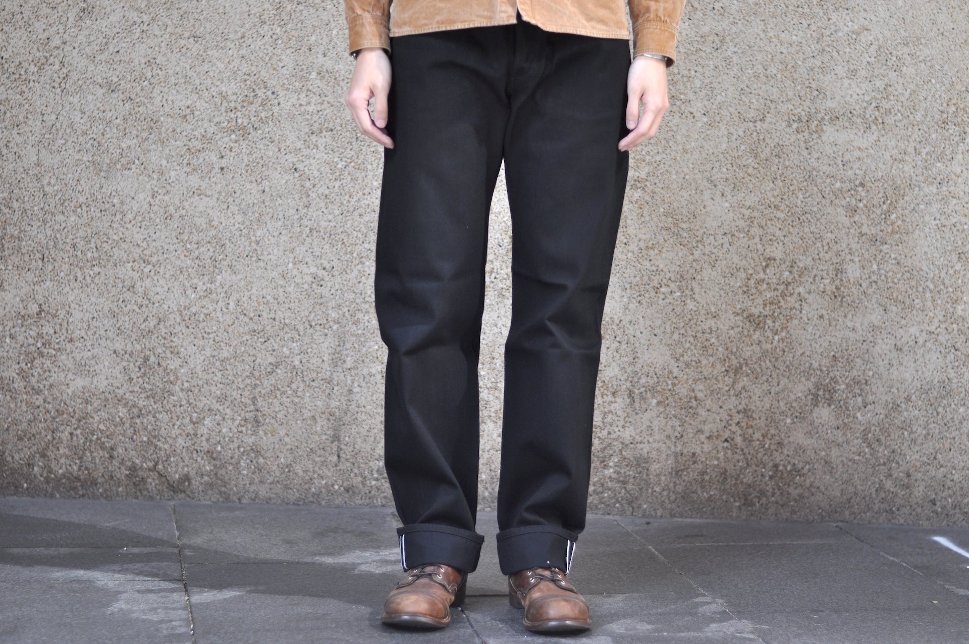 Stevenson Overall Co. 12.5oz Solid Black "Encinitas" 150-RXS Denim (Regular Straight Fit)