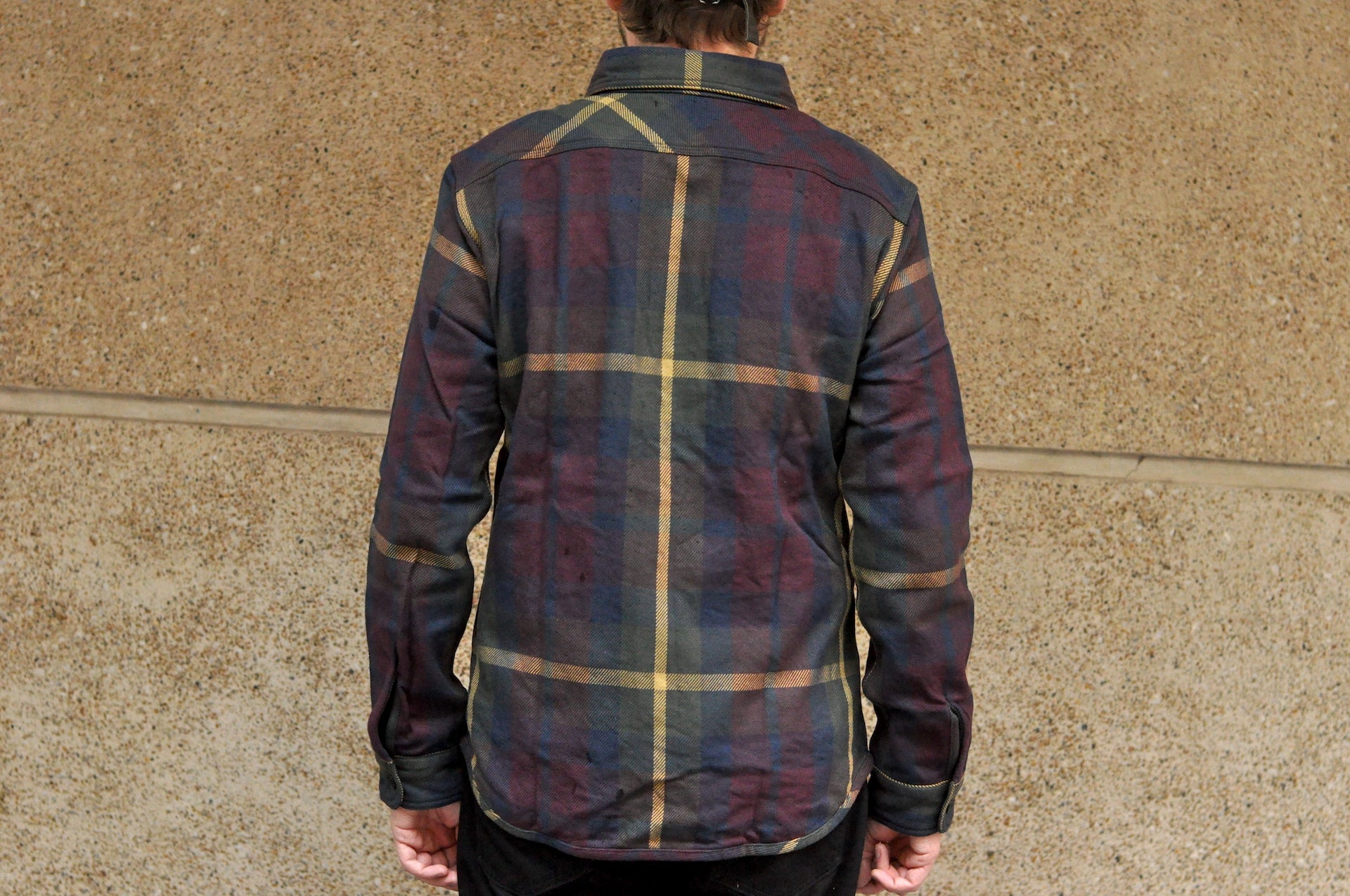 UES 15.5oz Ultra-Heavyweight Flannel Utility Workshirt (Maple Red)
