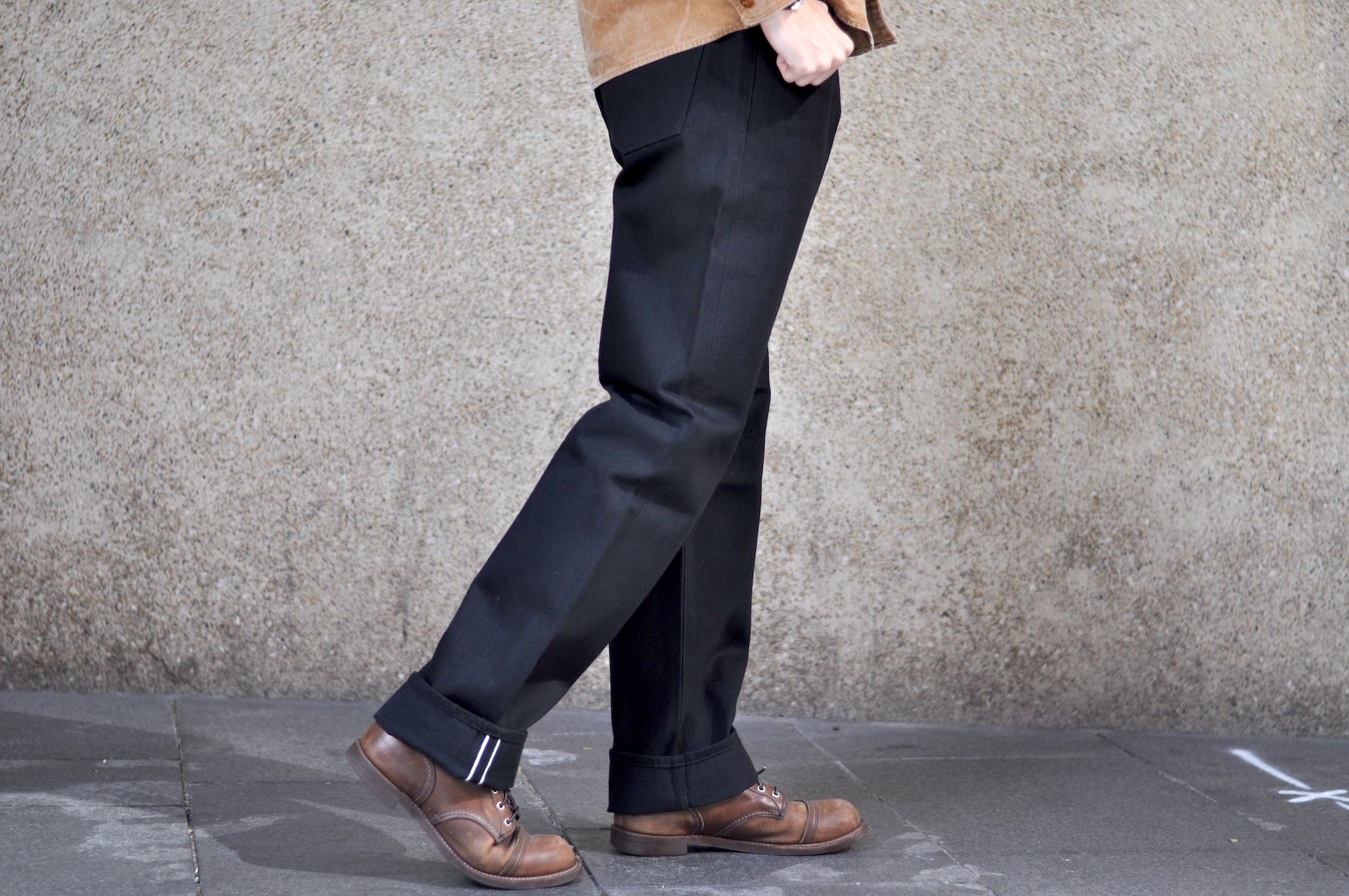 Stevenson Overall Co. 12.5oz Solid Black "Encinitas" 150-RXS Denim (Regular Straight Fit)