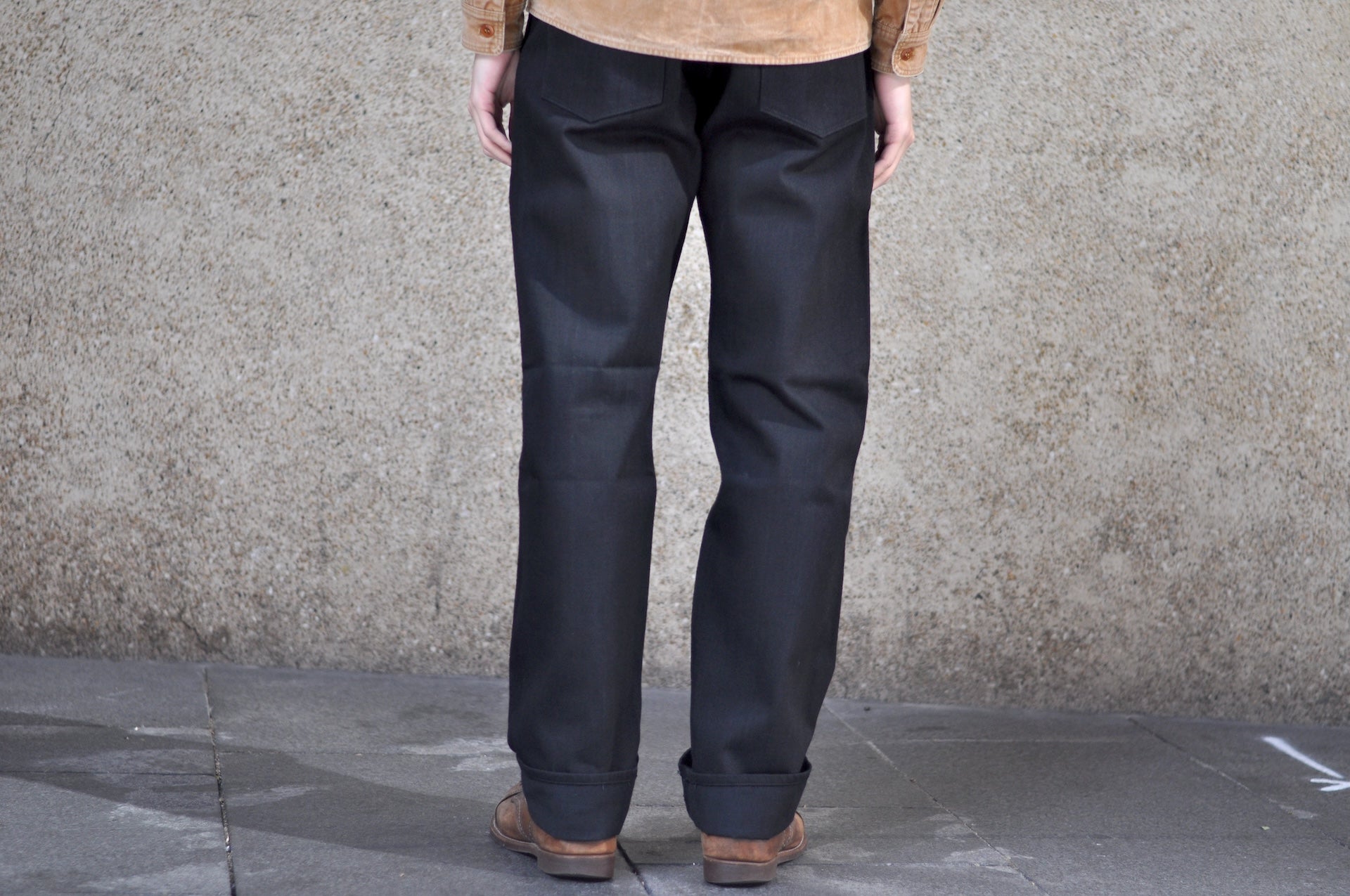 Stevenson Overall Co. 12.5oz Solid Black "Encinitas" 150-RXS Denim (Regular Straight Fit)