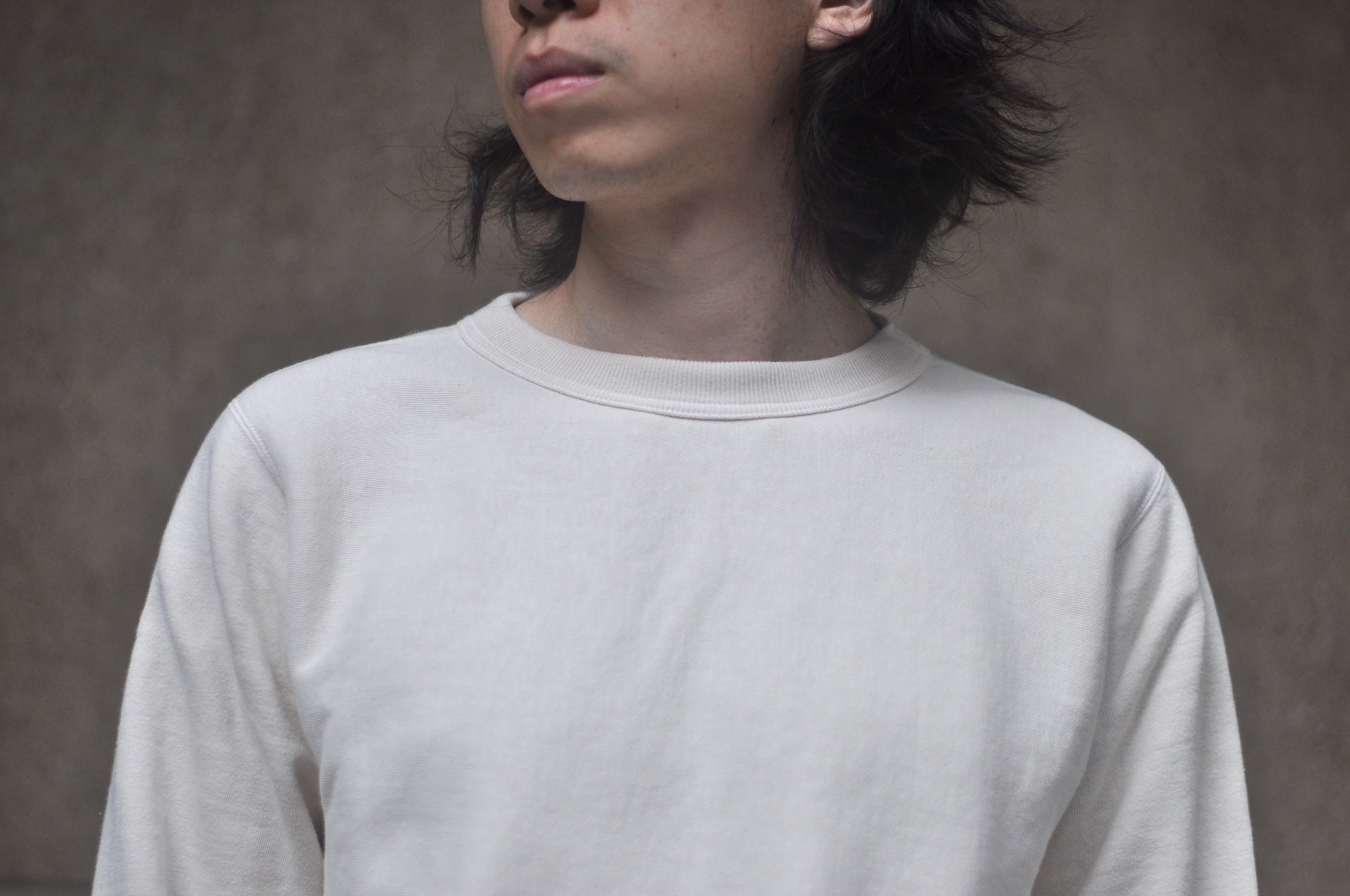 Studio D'Artisan 12oz "Ishikawadai" Loopwheeled Sweatshirt (Ivory)