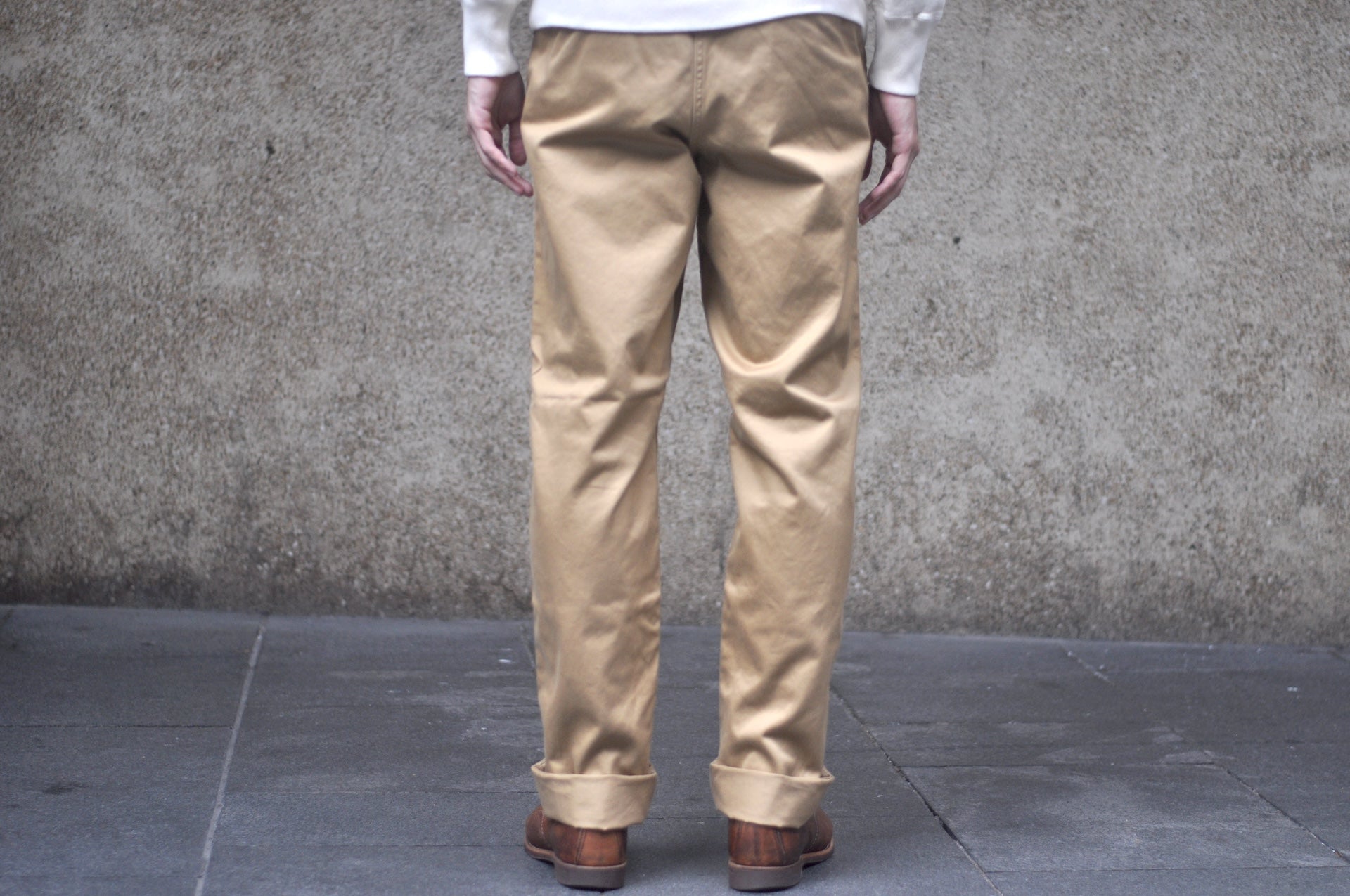 Freewheelers 11oz "M-1950" Civilian Military-Style Chino Trousers (Camel)