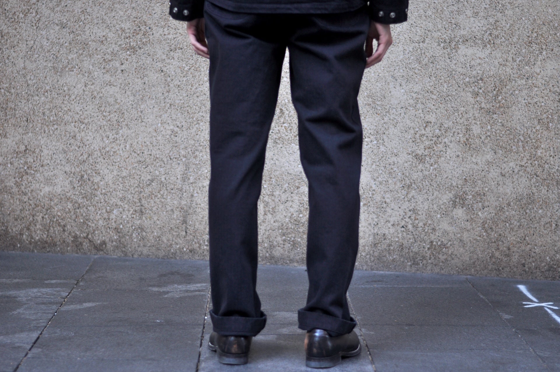 Freewheelers "GRUNTS" HBT Utility Trousers (Rude Black)