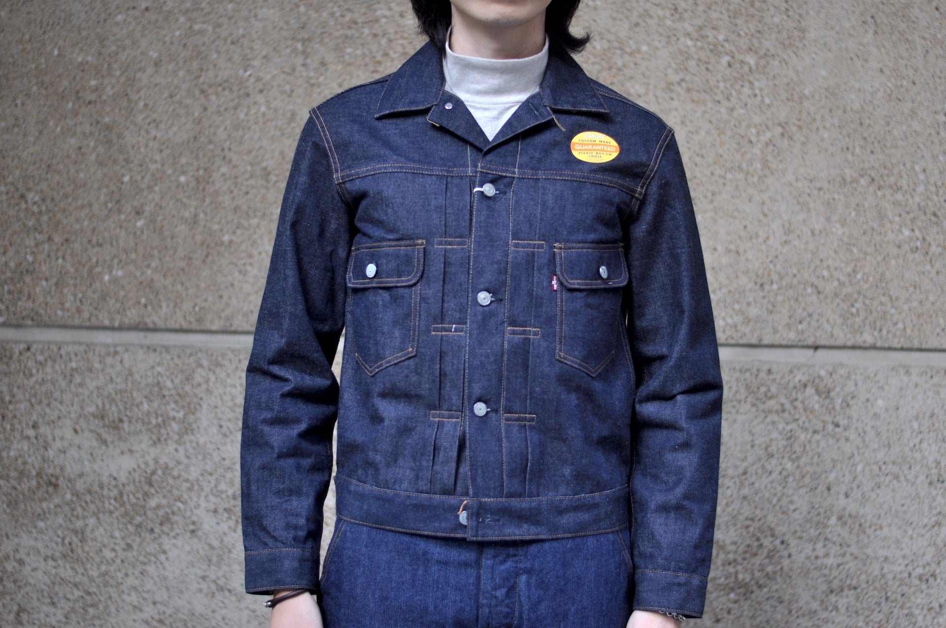 Denime X Warehouse Co. LOT. 232XX-54 14.5oz Indigo Dyed Type 2 Denim Jacket (1954 Model)