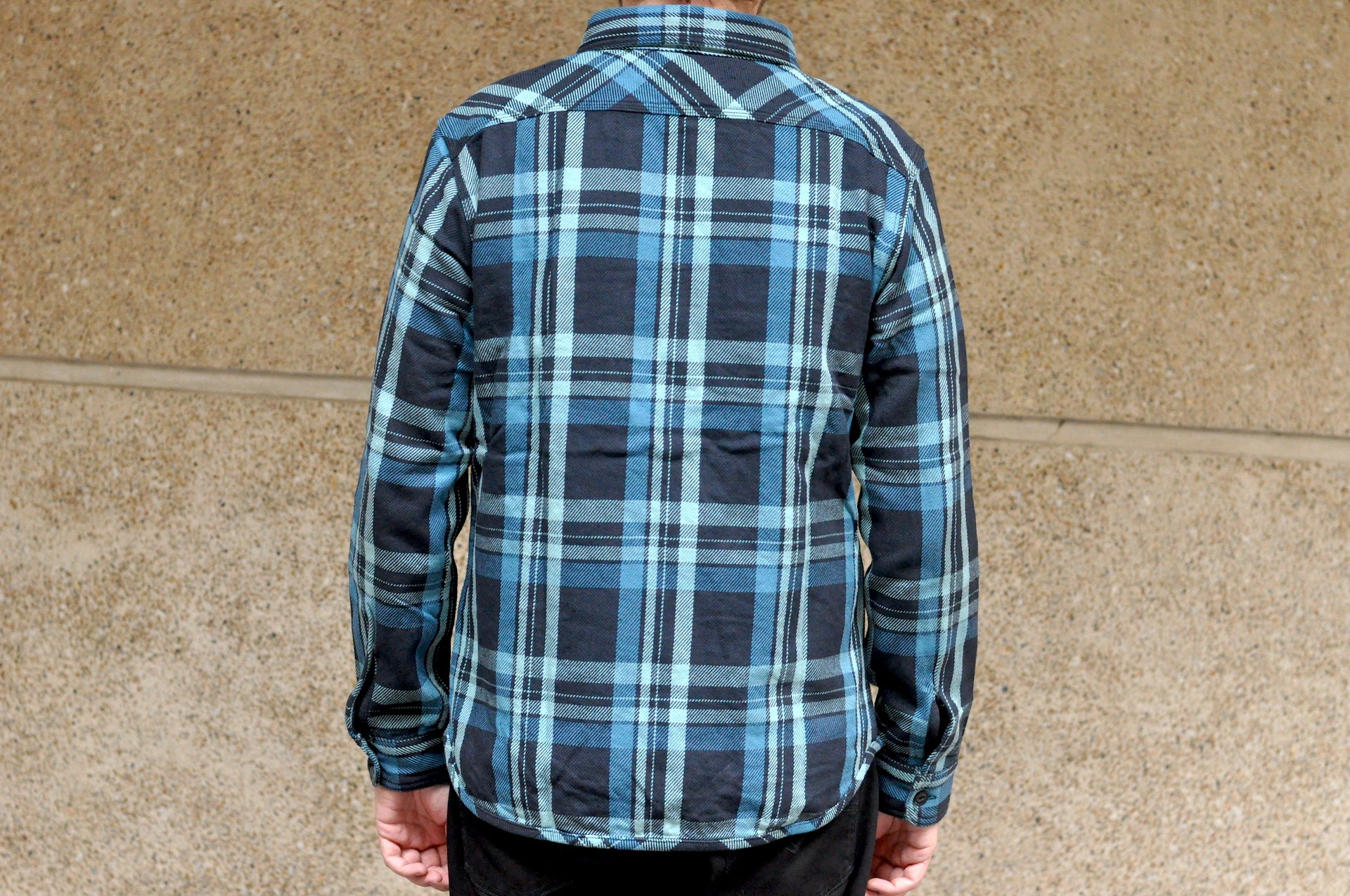 UES 15.5oz Ultra-Heavyweight Flannel Utility Workshirt (Winter Sky)