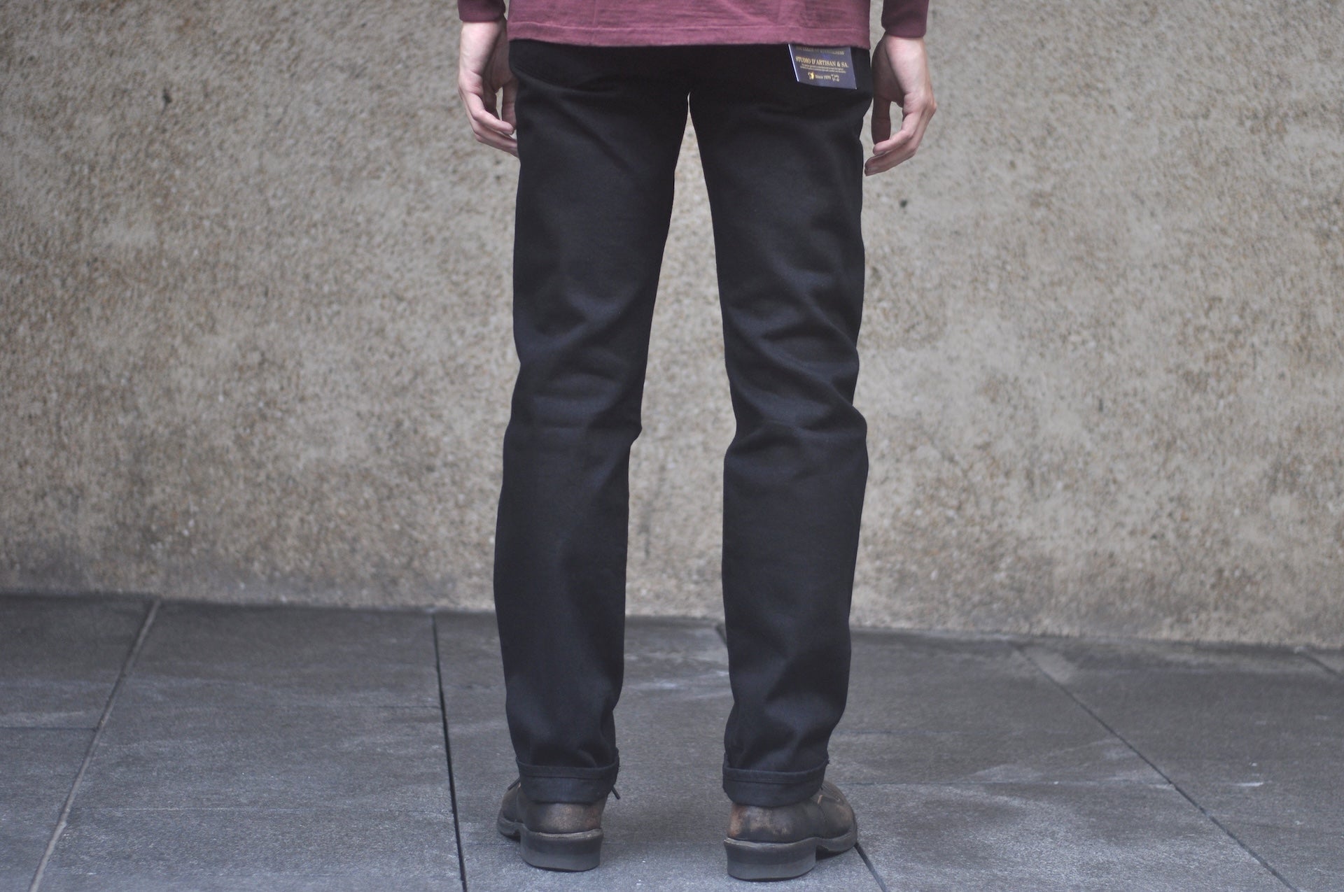 Studio D'Artisan 14oz "Kurozome" Ultimate-Black Denim (Tapered fit)