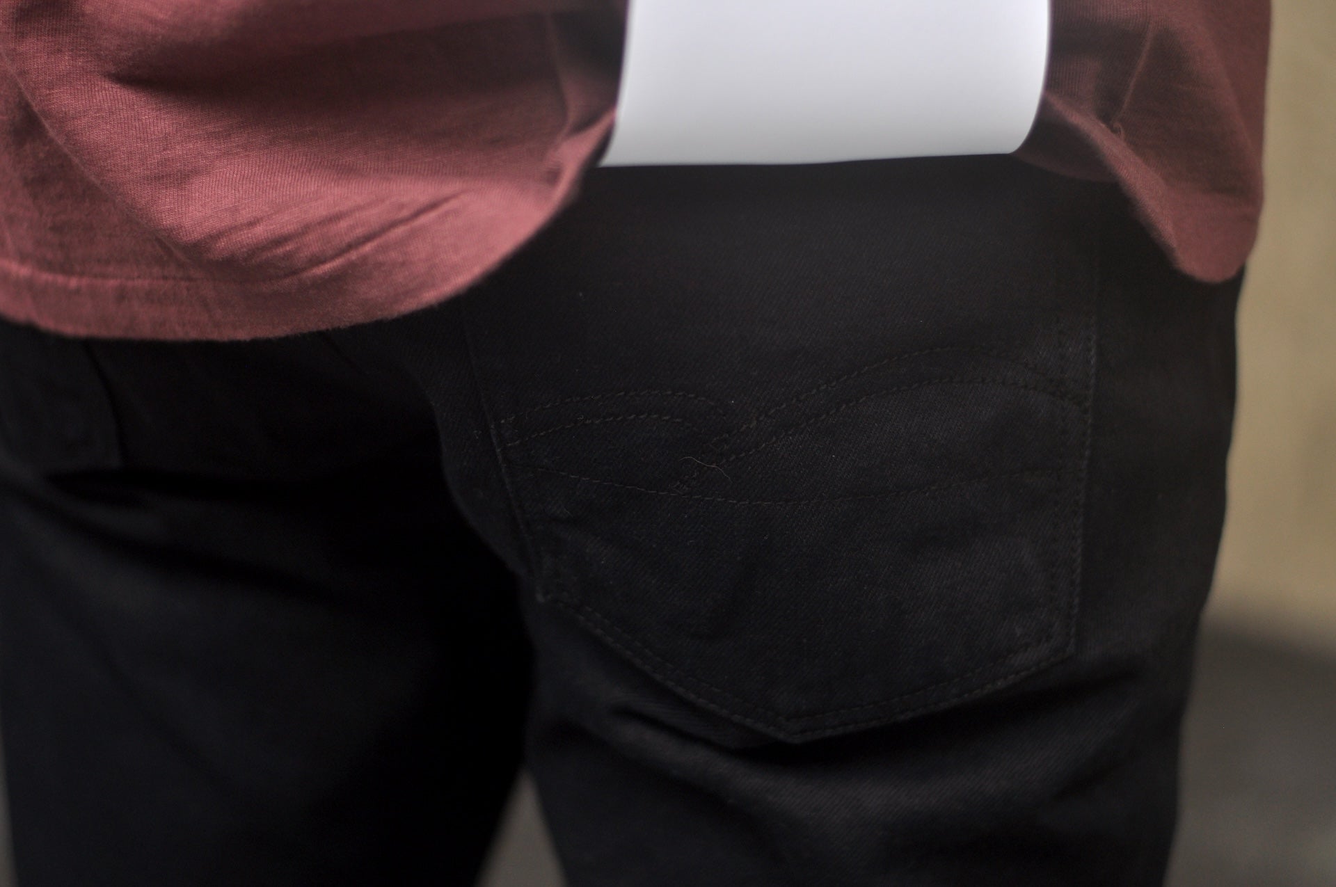 Studio D'Artisan 14oz "Kurozome" Ultimate-Black Denim (Tapered fit)