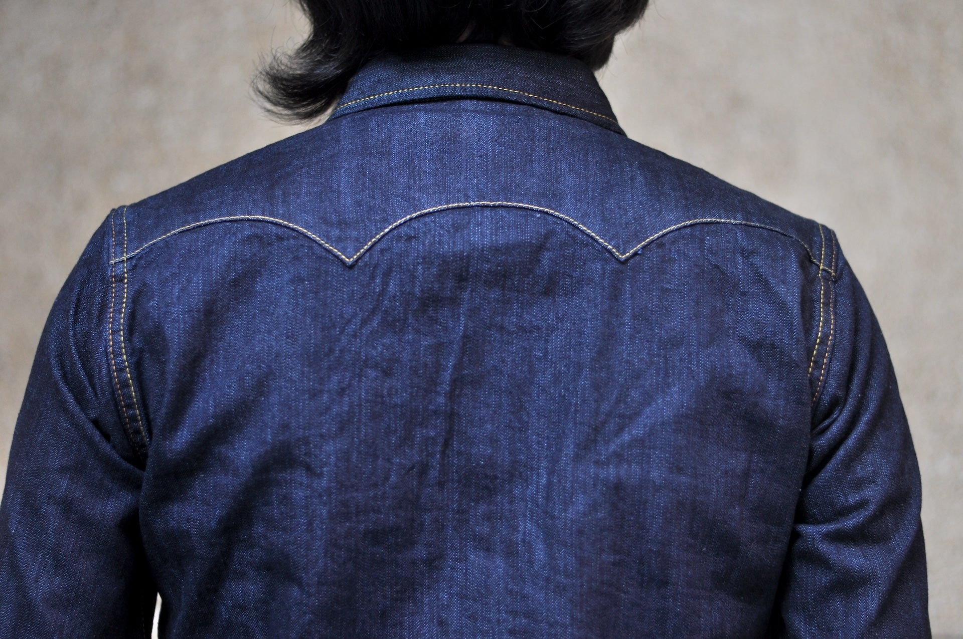 The Flat Head 10oz "Type 2" Indigo Dyed Denim Western Shirt