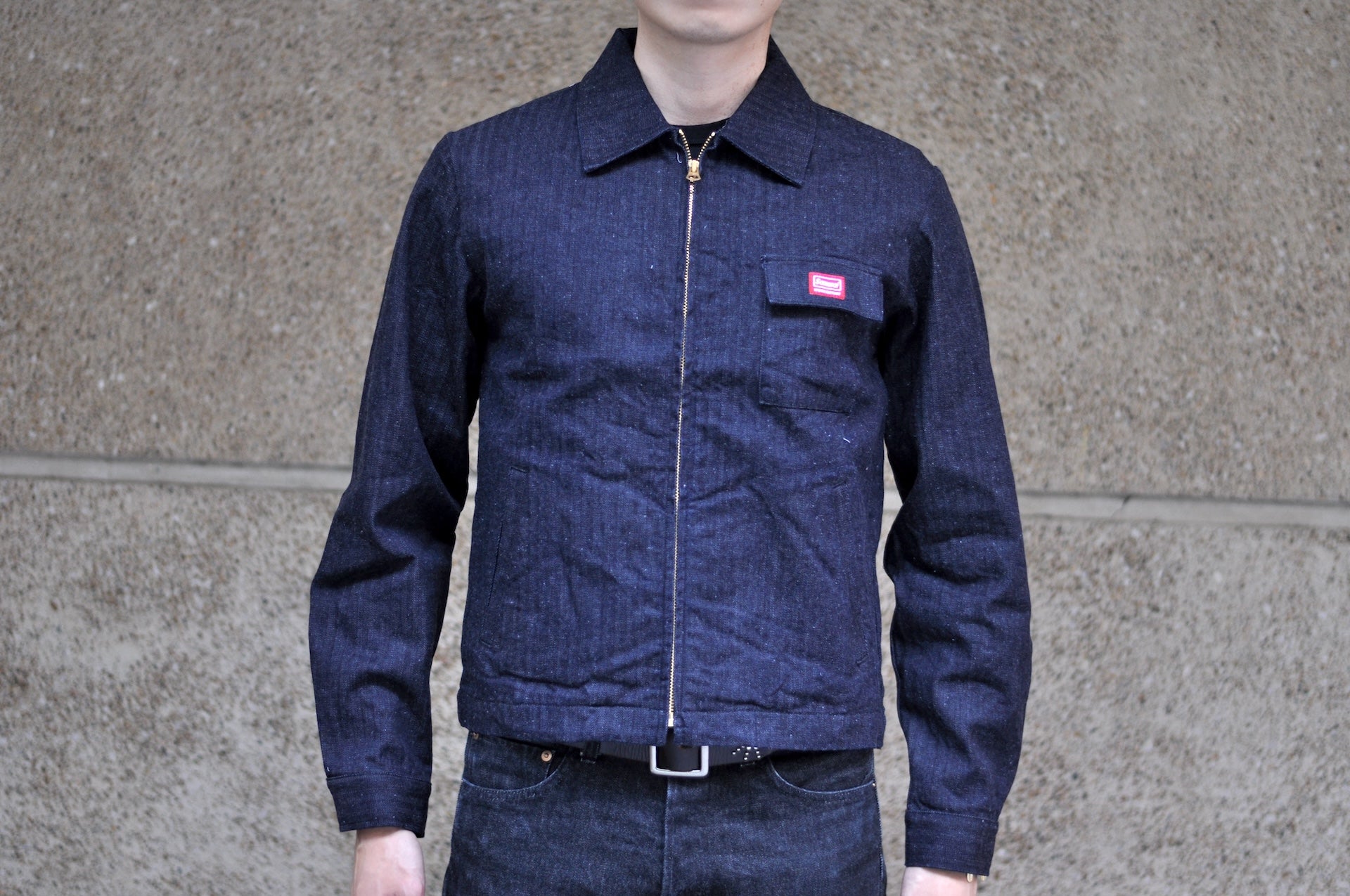 Samurai 12oz HBT "Motor Engineer" Worker Jacket (Indigo)