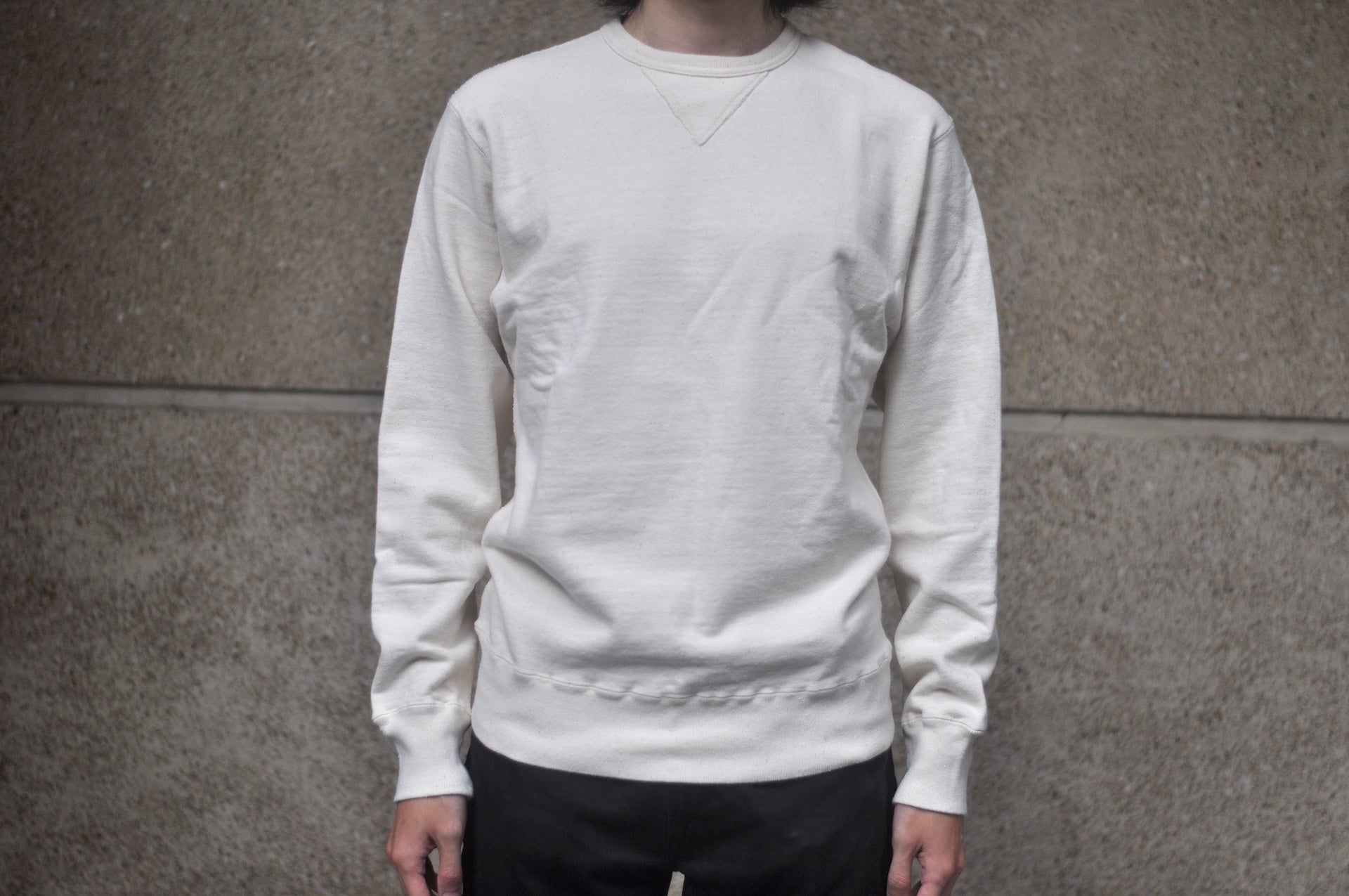 Samurai 17oz "Nippon Cotton" Slub Yarn Sweatshirt (Natural)