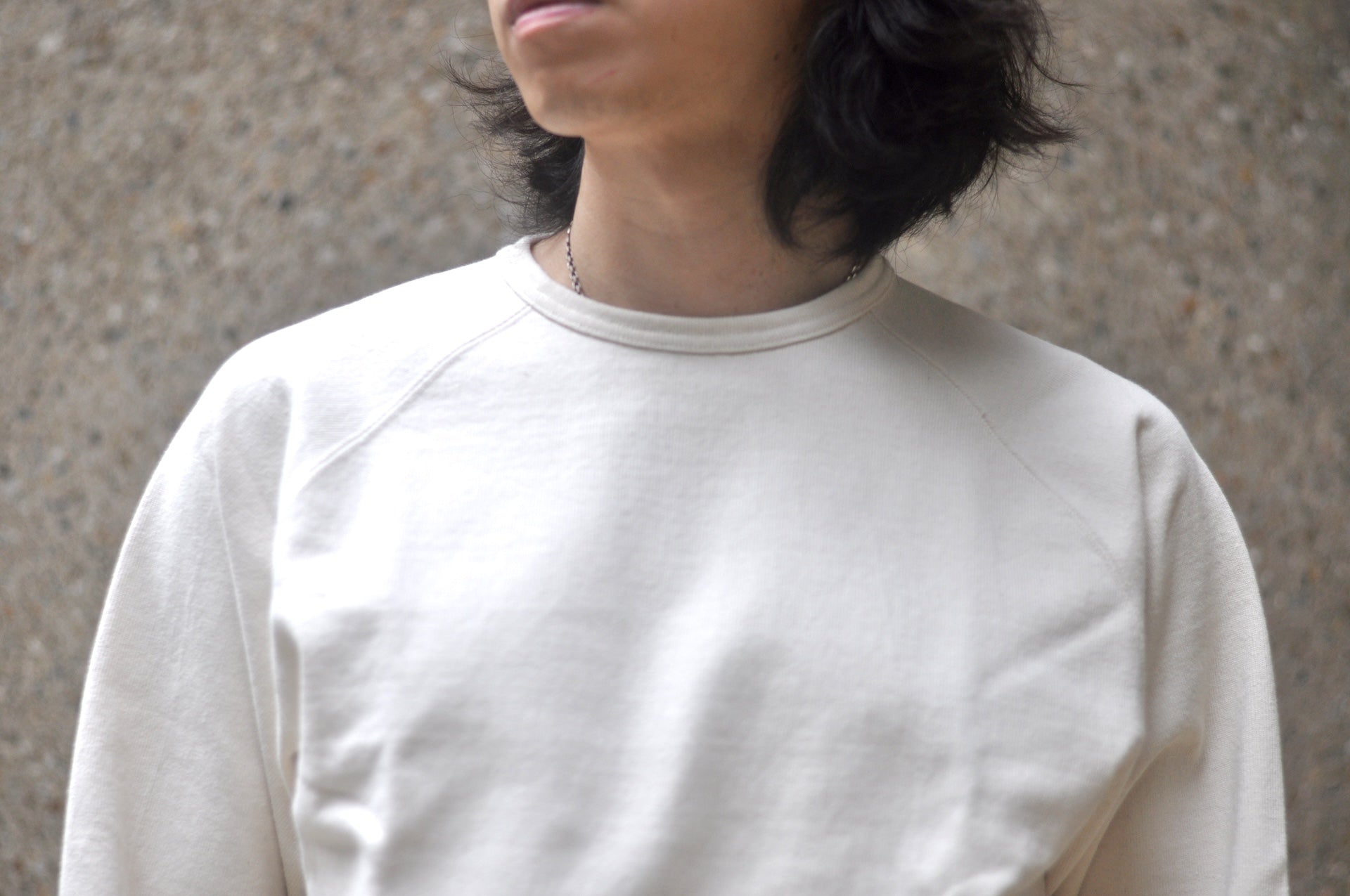 Samurai 12oz "Nippon Cotton" Raglan Tee-Sweat (Off White)