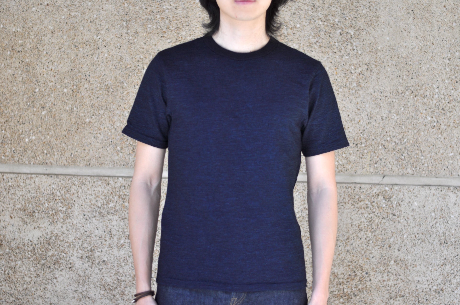 UES 11oz “NO.7 Silky-Smooth” Ultra-Heavyweight Plain Tee (Grand Indigo)
