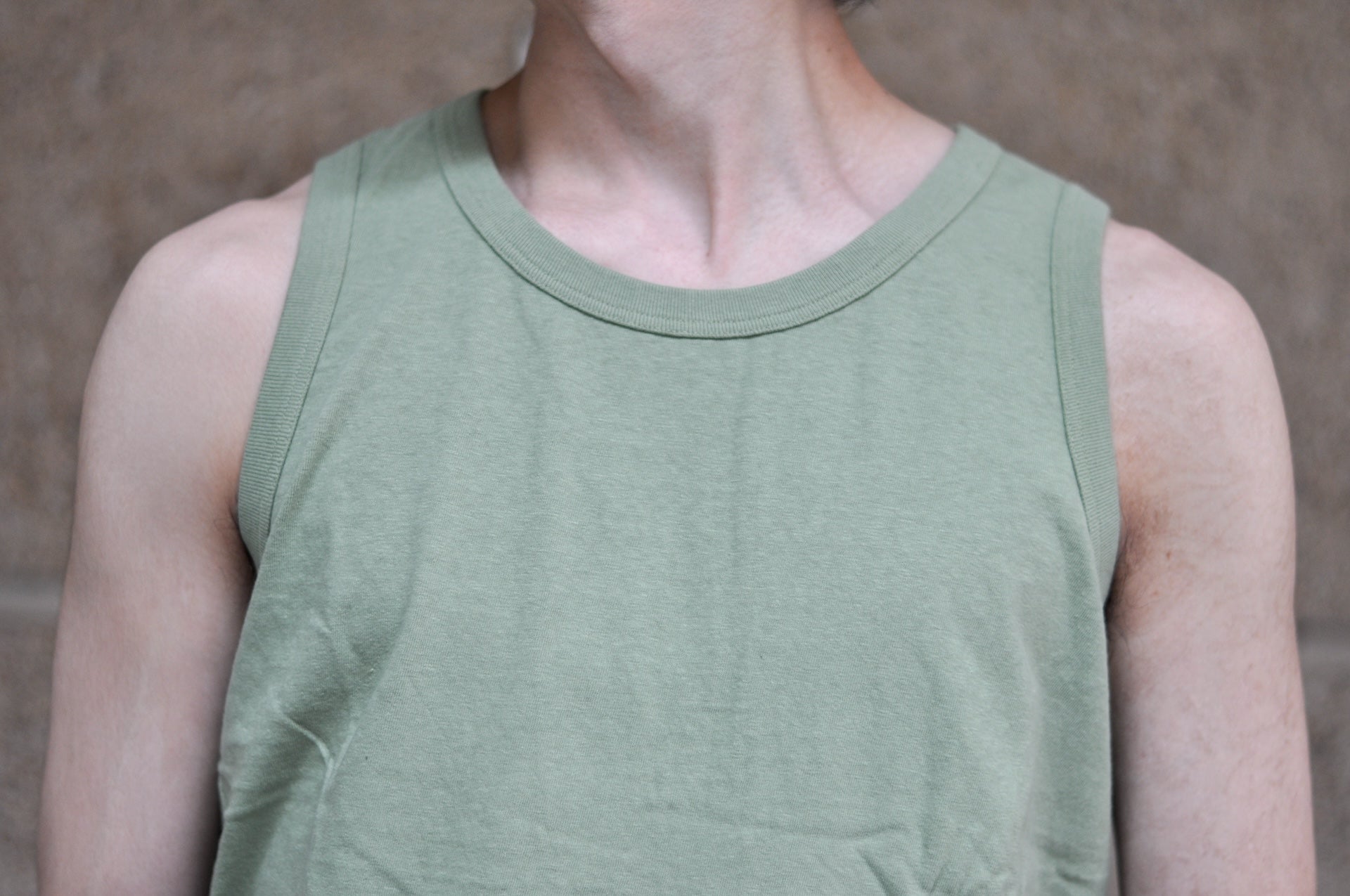 Dubble Works 24 Version 6oz Loopwheeled Tank Tee (Tea Green)