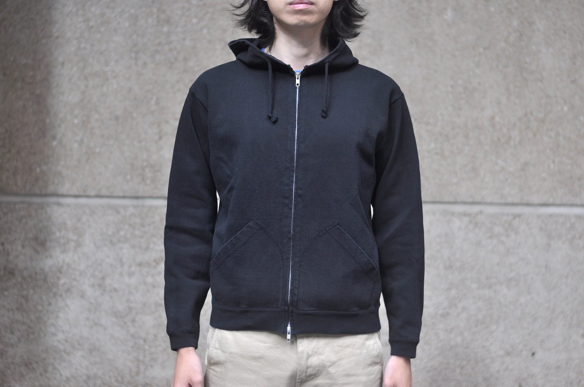 Samurai 12oz "Nippon Cotton" All-Season Tee-Hoodie (Solid Black)