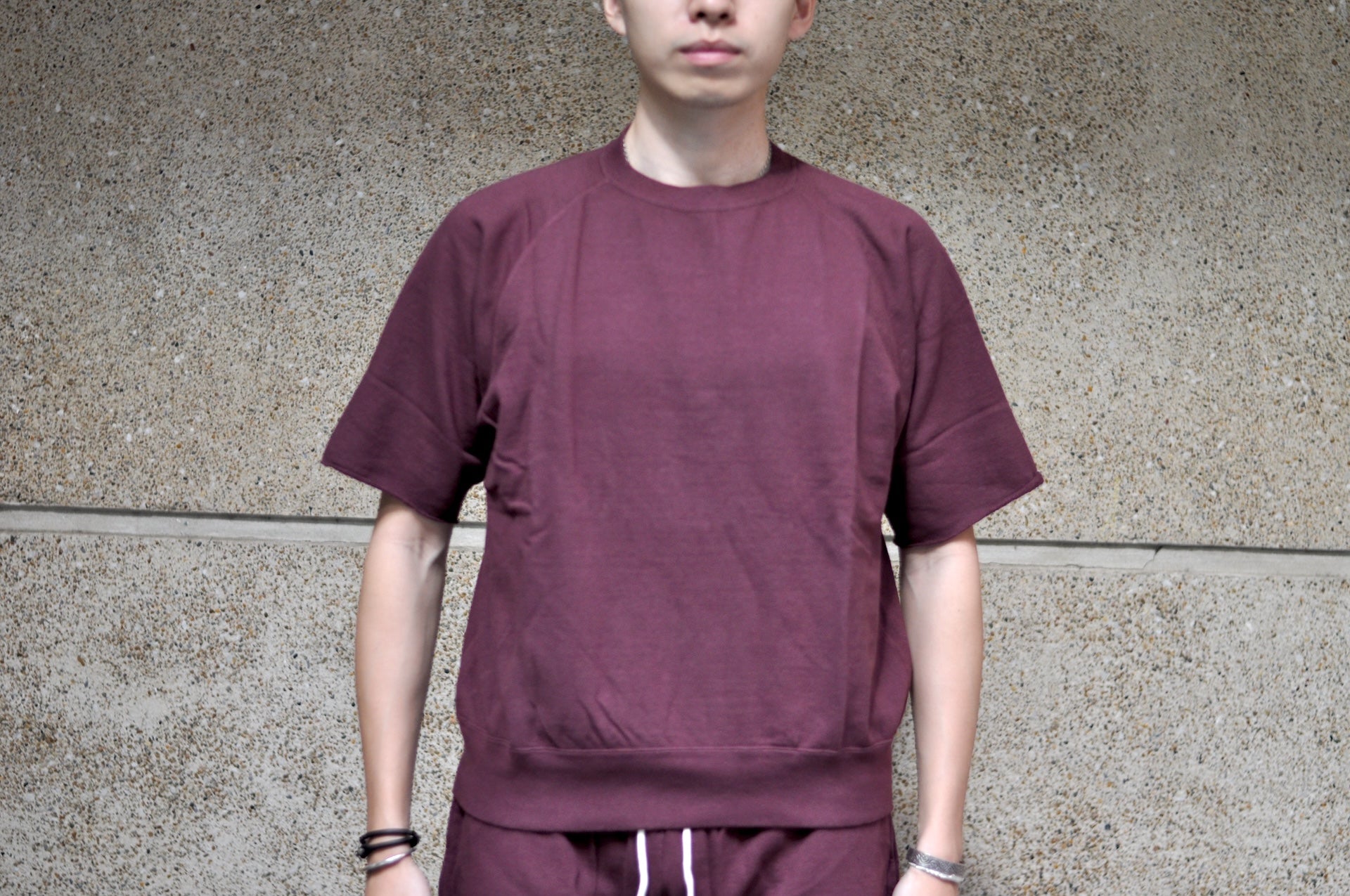 Dubble Works Tubular 'Chopped' S/S Sweatshirt/Tee (Bordeaux)