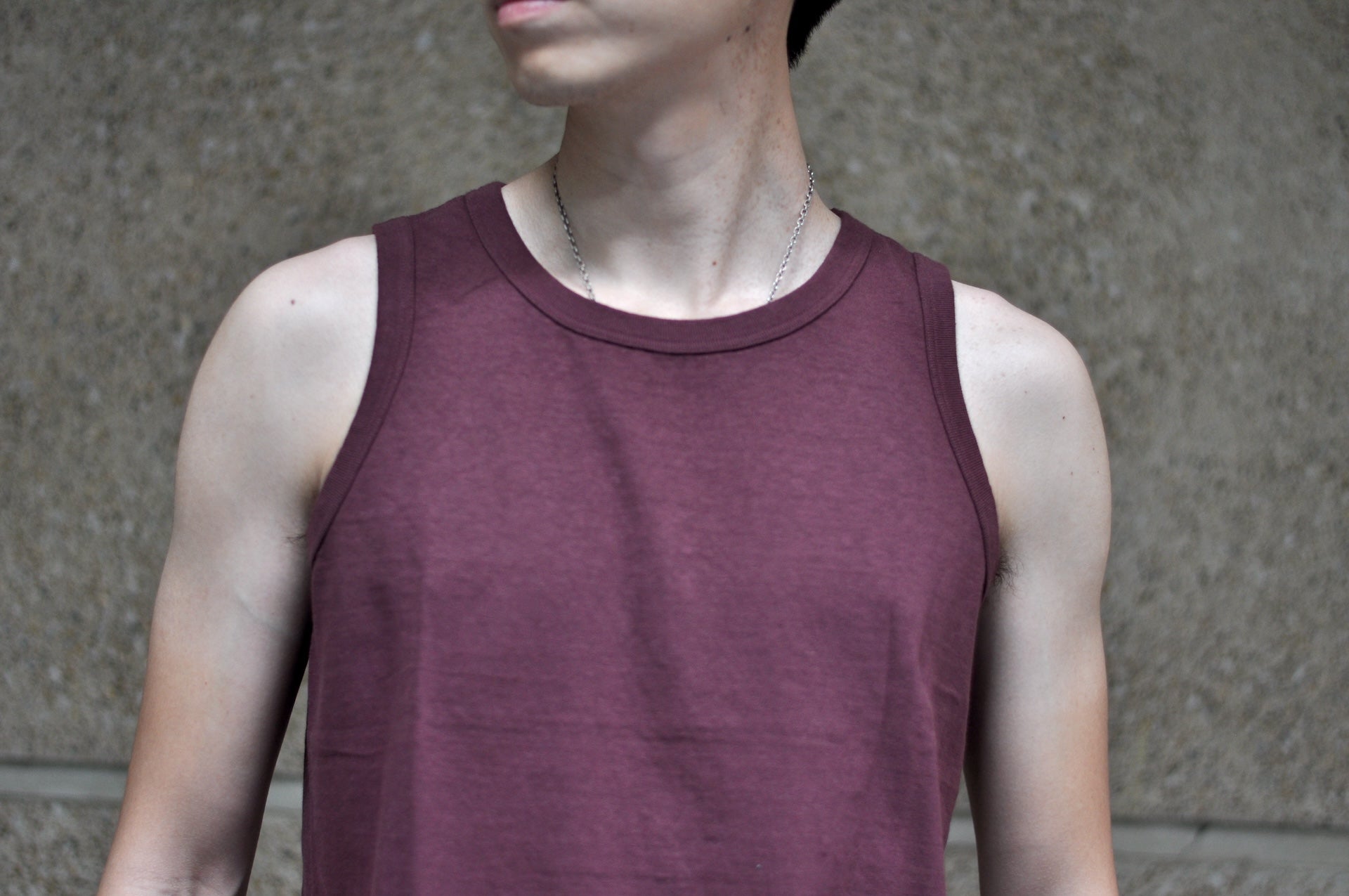 Dubble Works 24 Version 6oz Loopwheeled Tank Tee (Bordeaux)