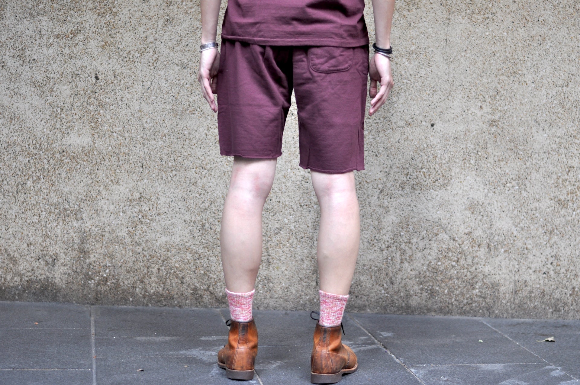 Dubble Works Tubular 'Standard' Sweat Shorts (Bordeaux)