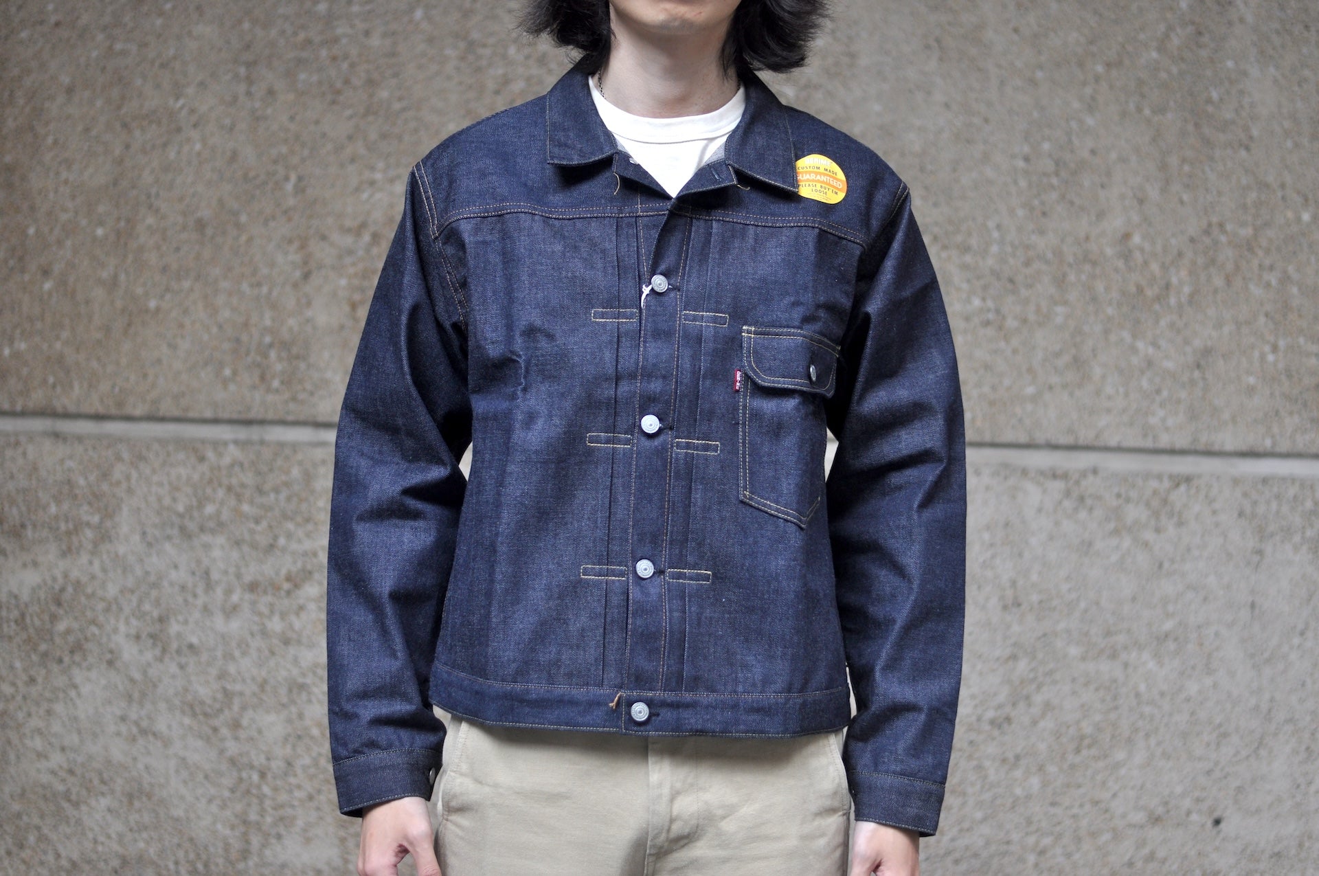 Denime X Warehouse Co. LOT. 231XX-47 14.5oz Indigo Dyed Type 1 Denim Jacket