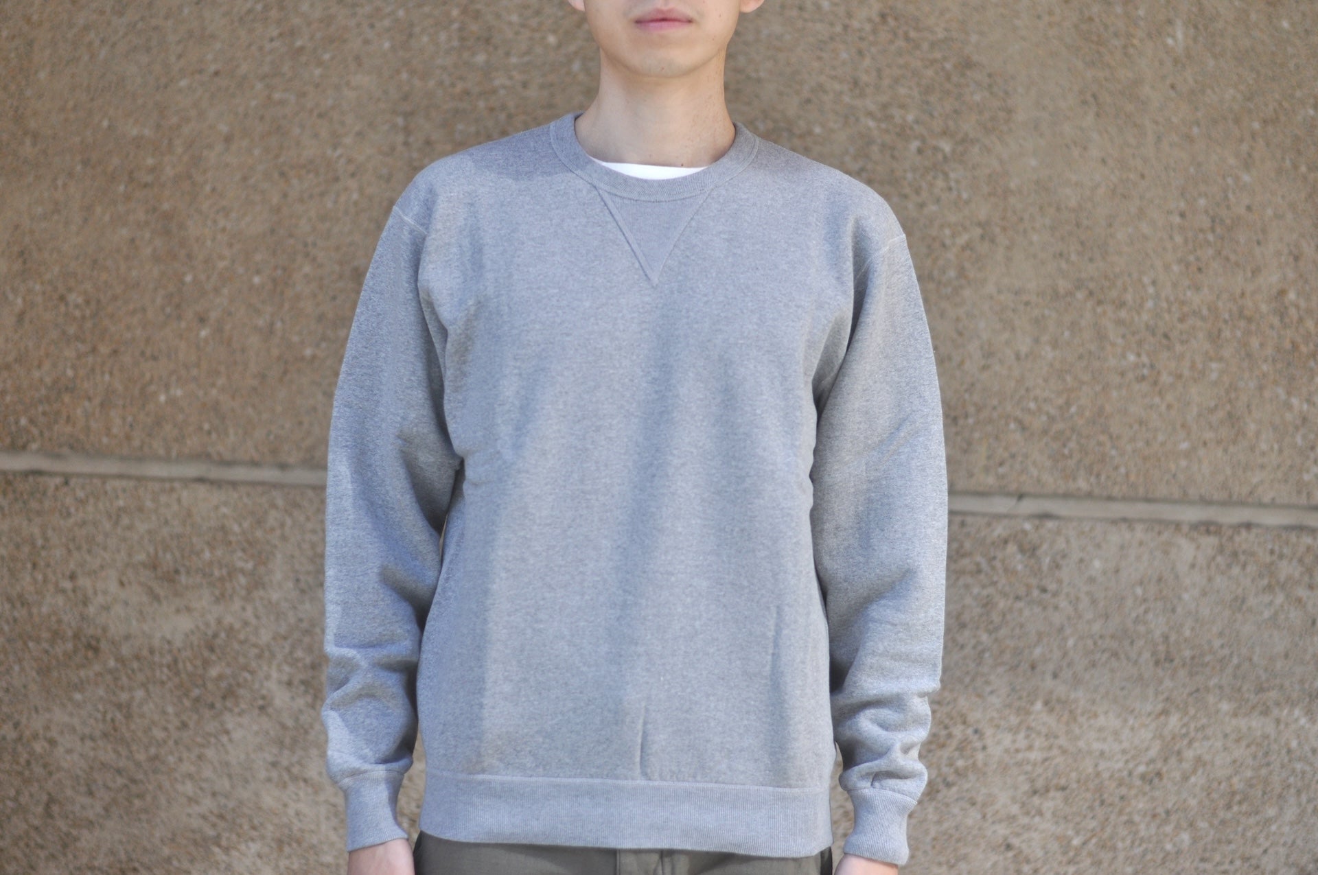 The Flat Head '26 Version 11oz Loopwheeled Sweatshirt (Grey)
