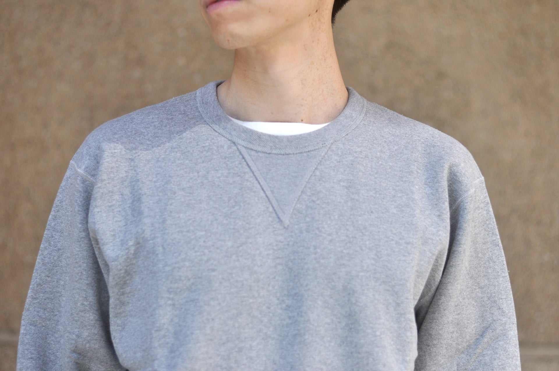 The Flat Head '26 Version 11oz Loopwheeled Sweatshirt (Grey)
