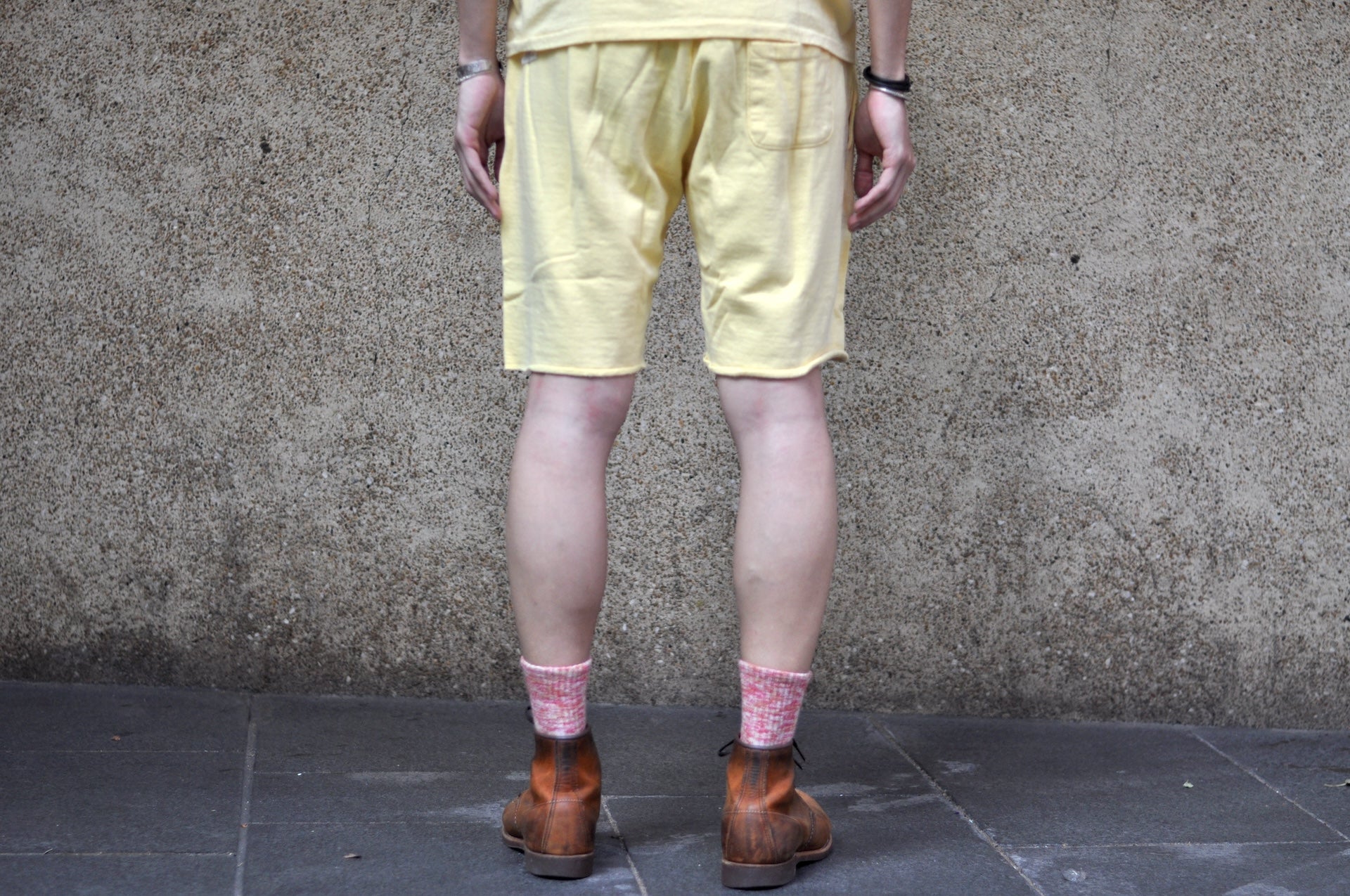 Dubble Works Tubular 'Standard' Sweat Shorts (Pale Yellow)