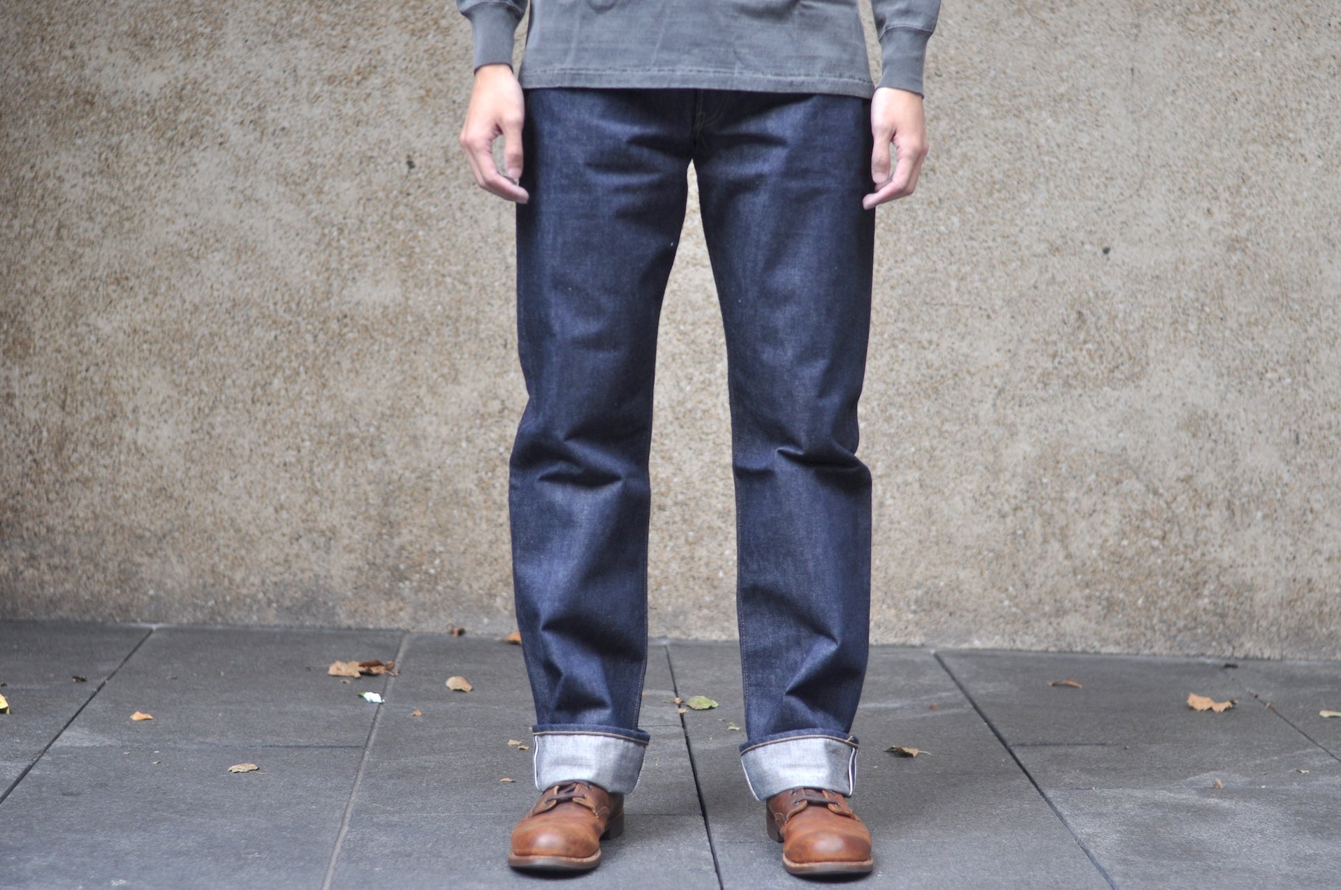 Denime X Warehouse Co. 14.5oz Indigo Dyed 220XX-54 Denim (Classic Straight fit)