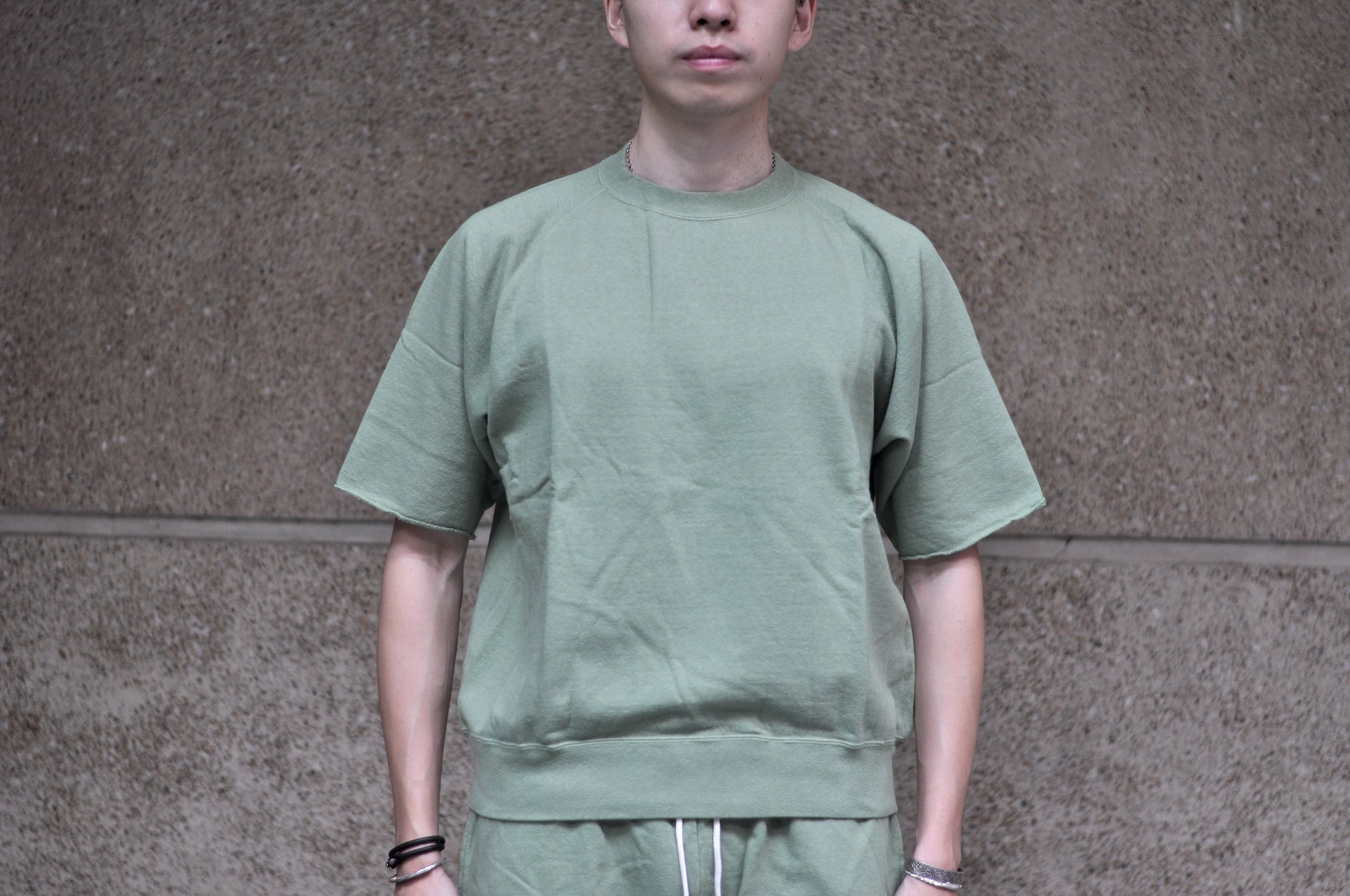 Dubble Works Tubular 'Chopped' S/S Sweatshirt/Tee (Tea Green)