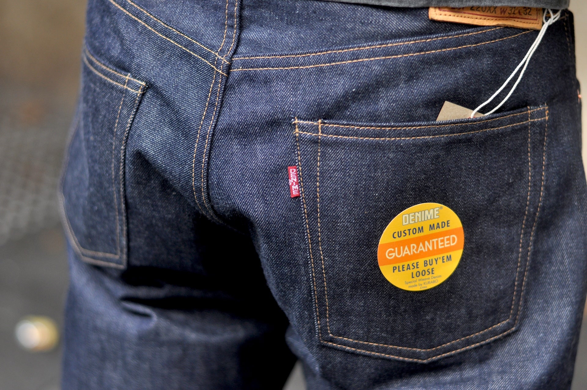 Denime X Warehouse Co. 14.5oz Indigo Dyed 220XX-54 Denim (Classic Straight fit)