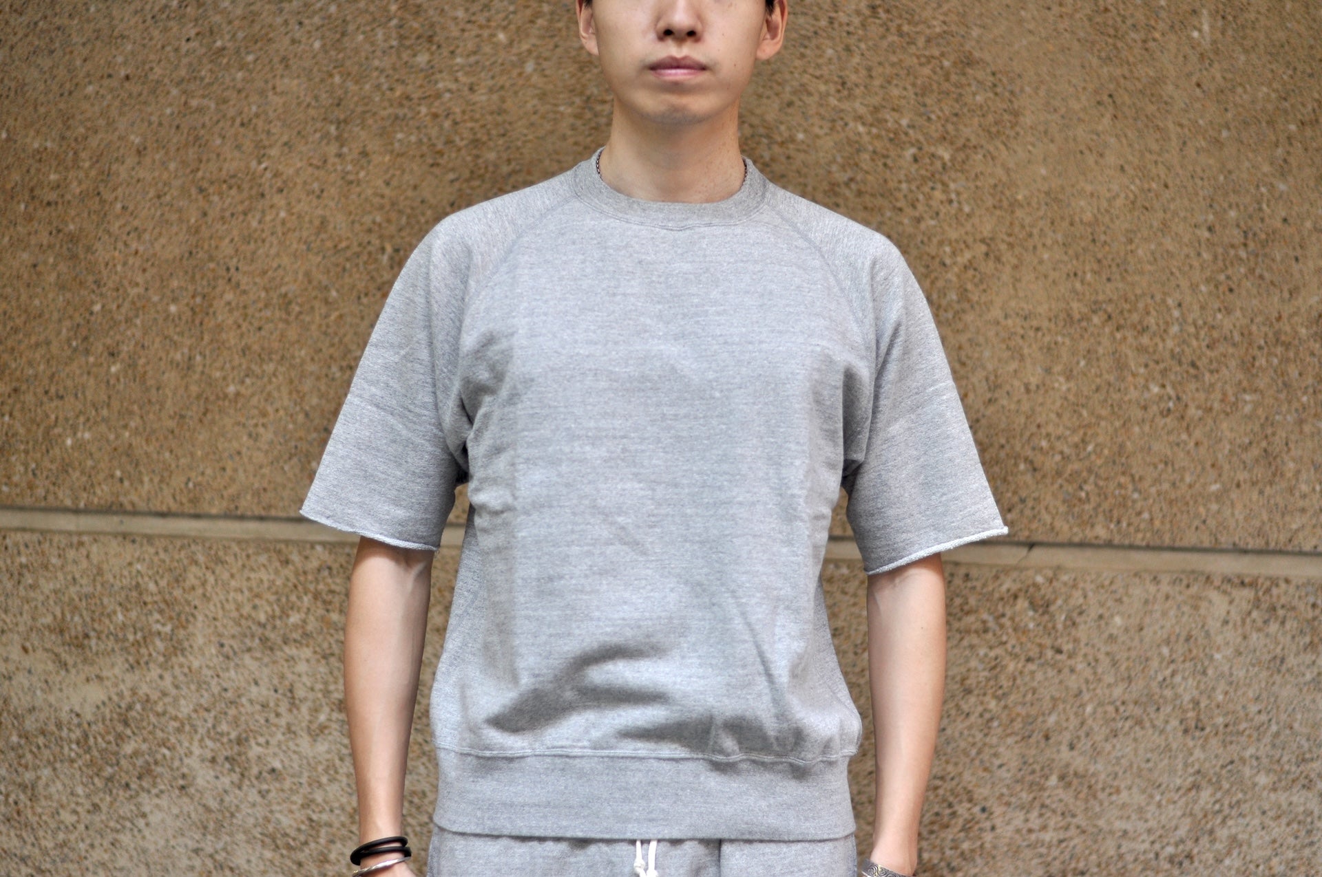 Dubble Works Tubular 'Chopped' S/S Sweatshirt/Tee (Heather Grey)