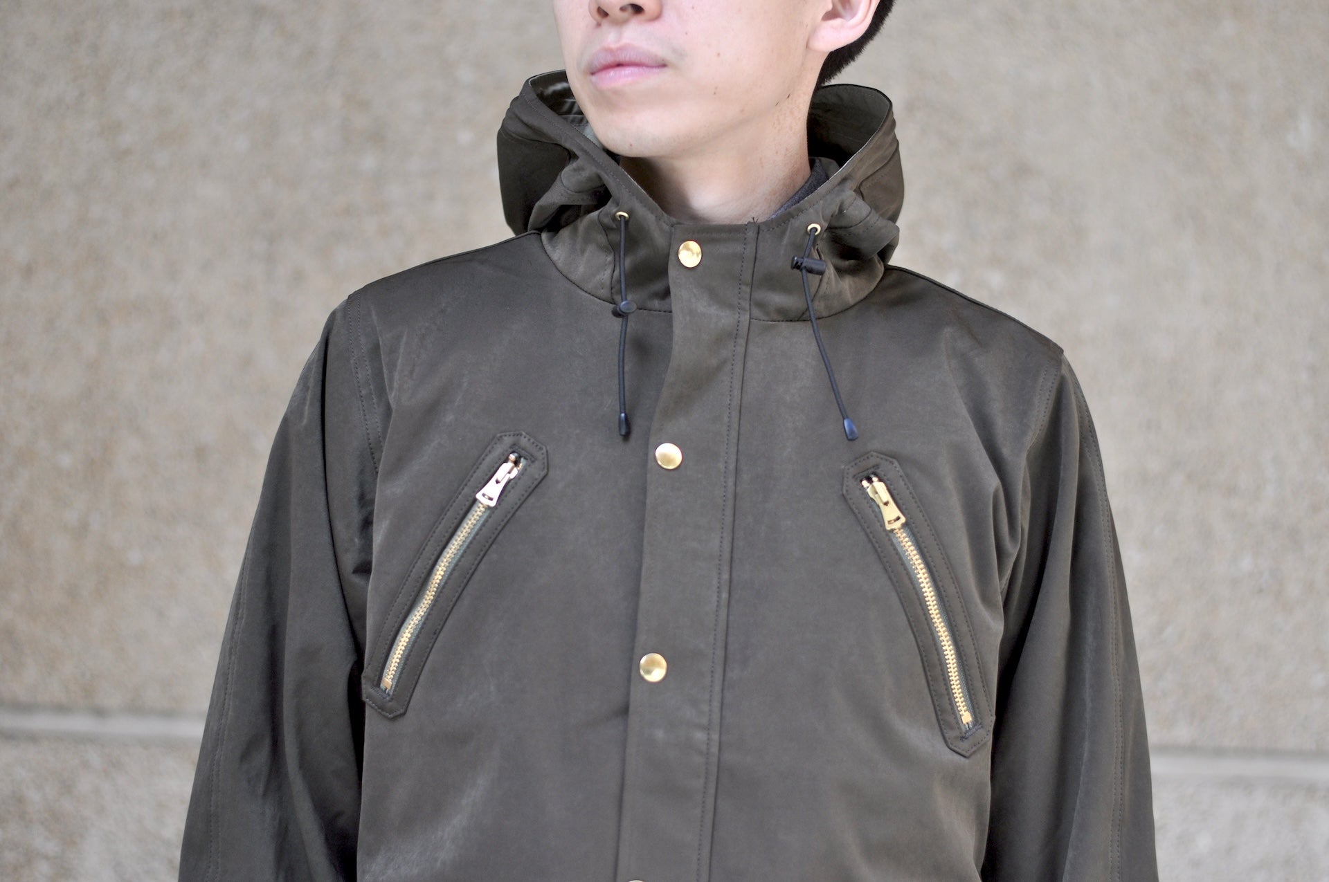 Unique Garment Suede-Touch 'Bird View VER 2.0' Mountain Parka (Moss Olive)