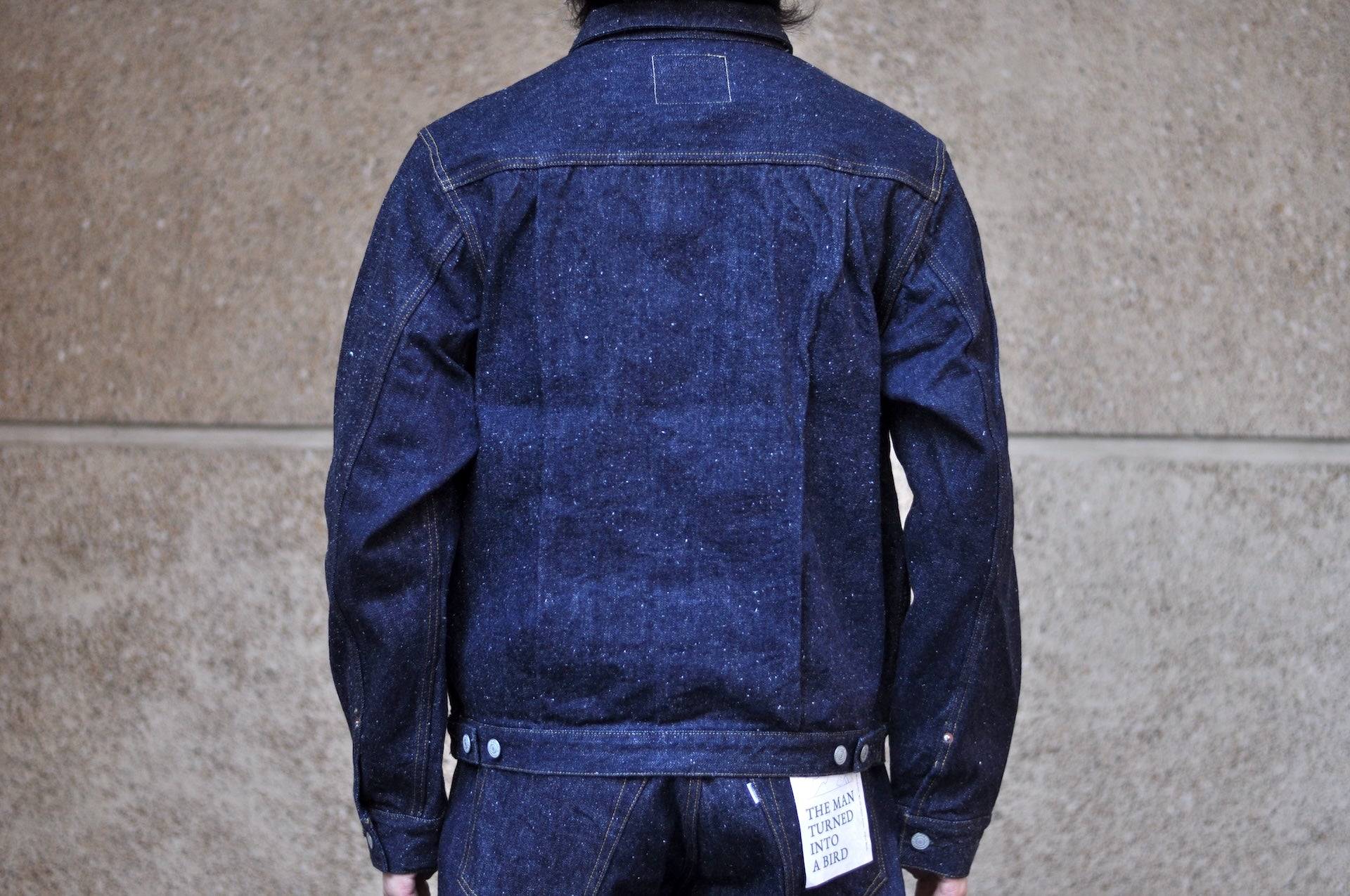 Omoto Denim 16oz Indigo Dyed “Super-Nep” Modified Type 2 Denim Jacket