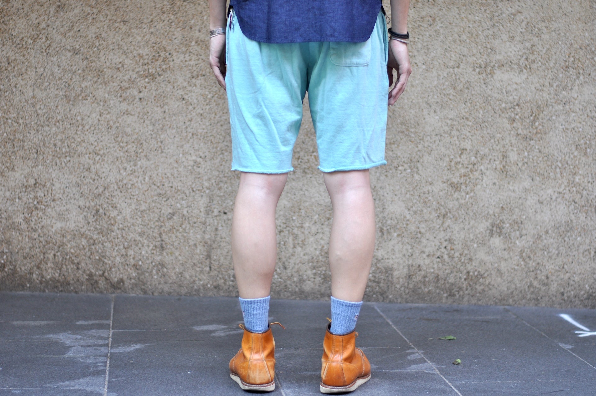 Dubble Works Tubular 'Pigment Dyed' Sweat Shorts (Turquoise)