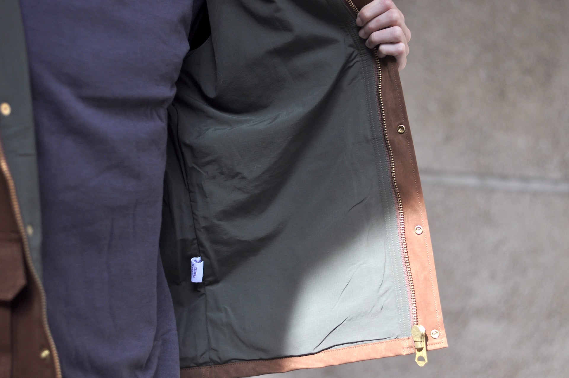 Unique Garment Suede-Touch 'Bird View VER 2.0' Mountain Parka (Earthy Brown)