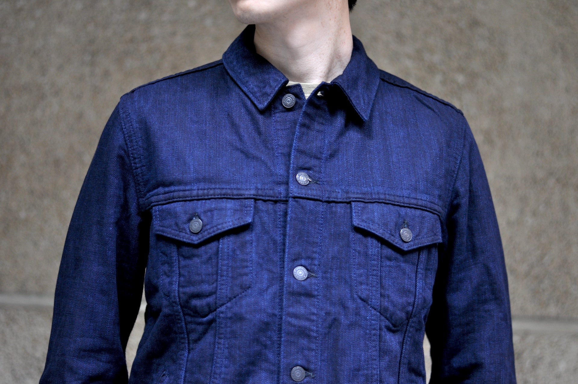 Pure Blue Japan Indigo Dyed "Double Face" Type 3 Denim Jacket