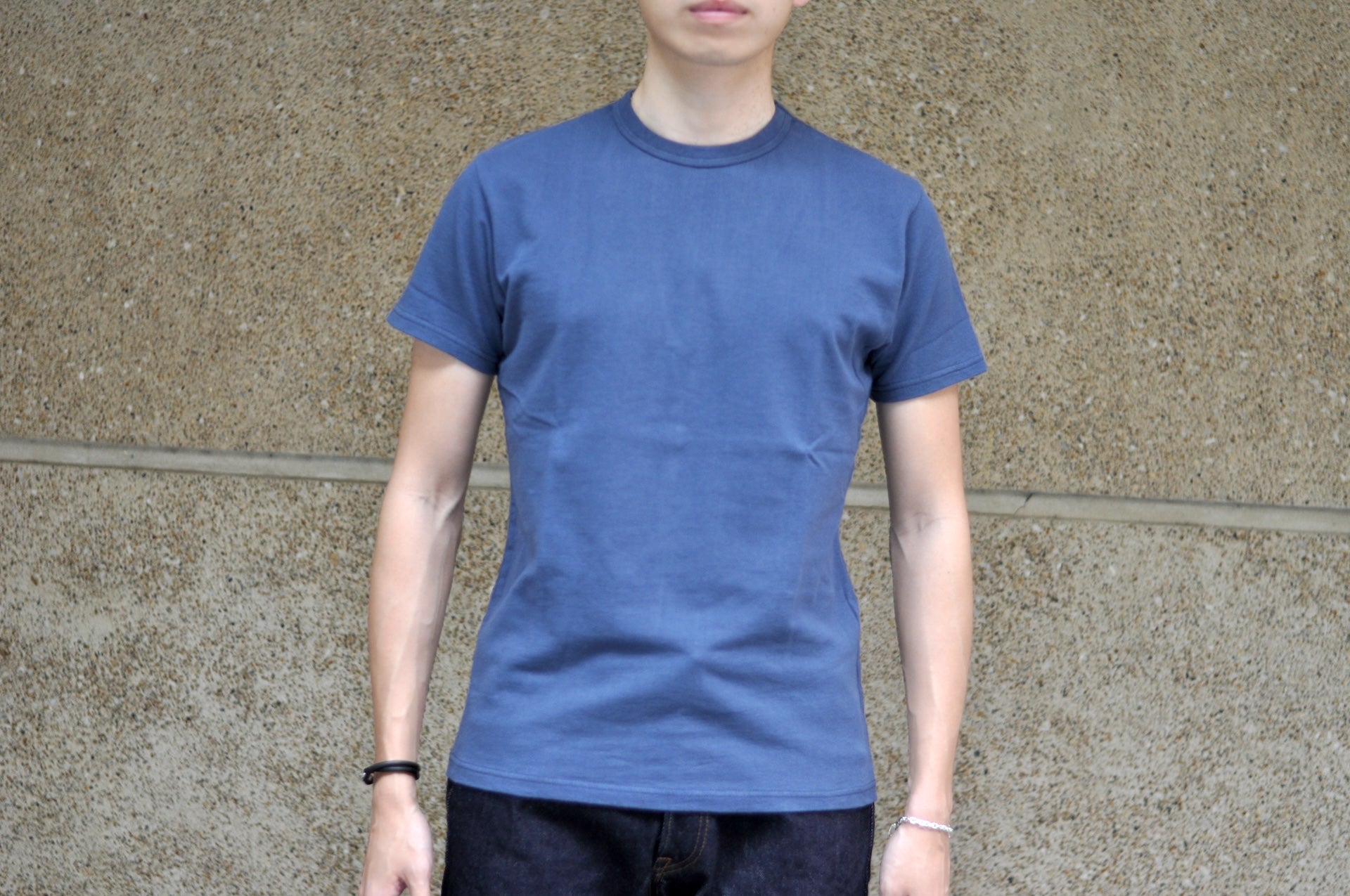 Samurai 7oz "Ripen Cotton" Loopwheeled Tee (Tetsukon Navy)