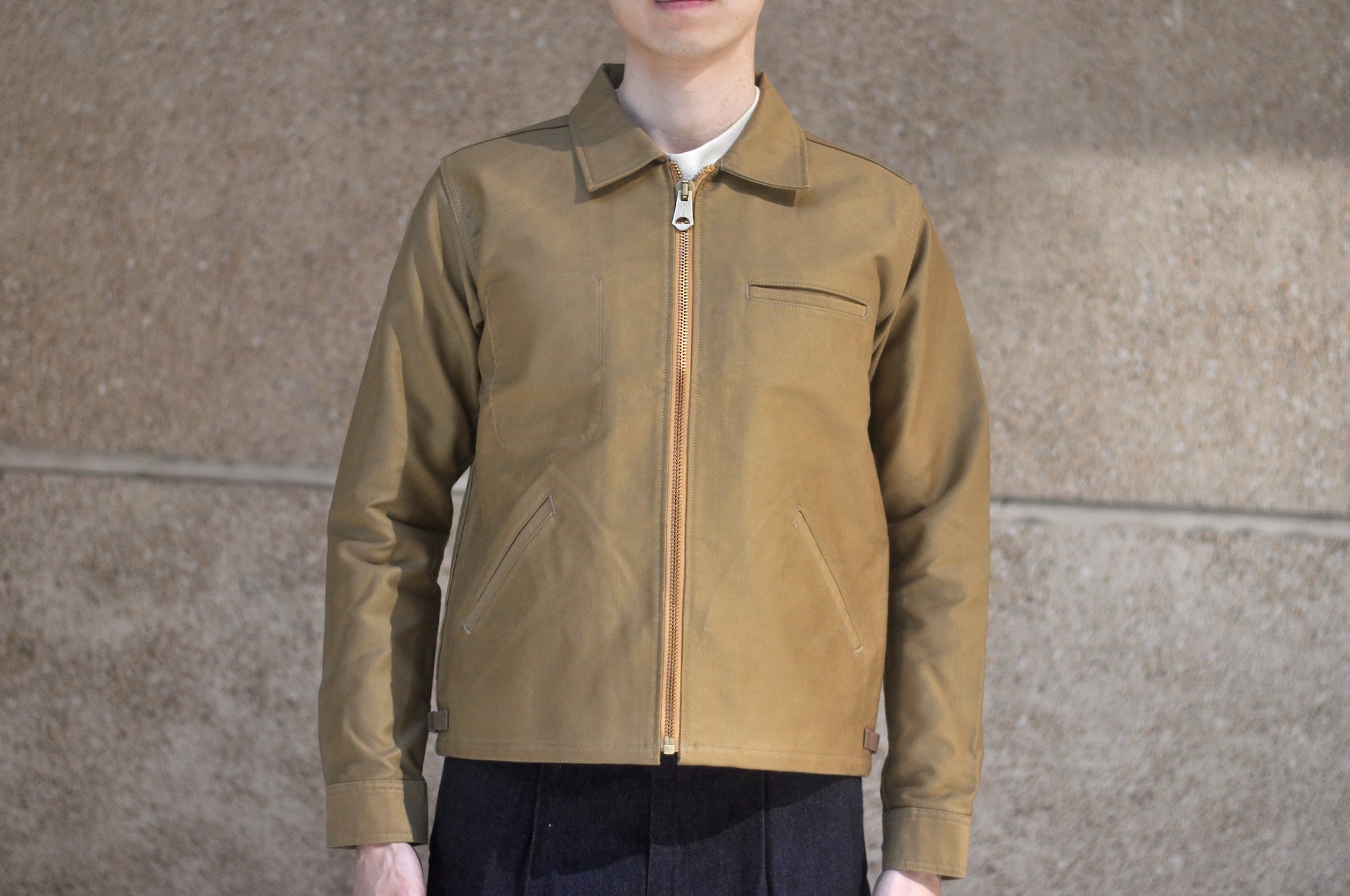 Unique Garment Heavyweight Jungle Cloth 'Utility VER 2.0' Jacket (Sand Beige)