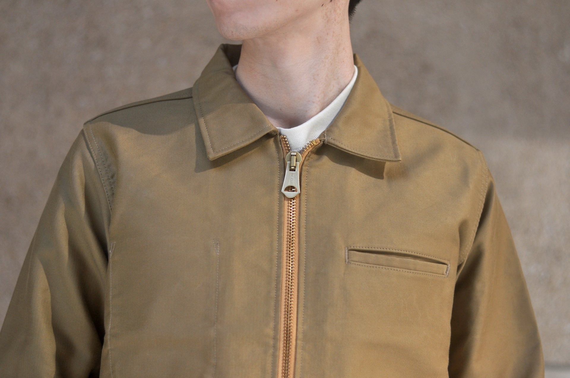 Unique Garment Heavyweight Jungle Cloth 'Utility VER 2.0' Jacket (Sand Beige)