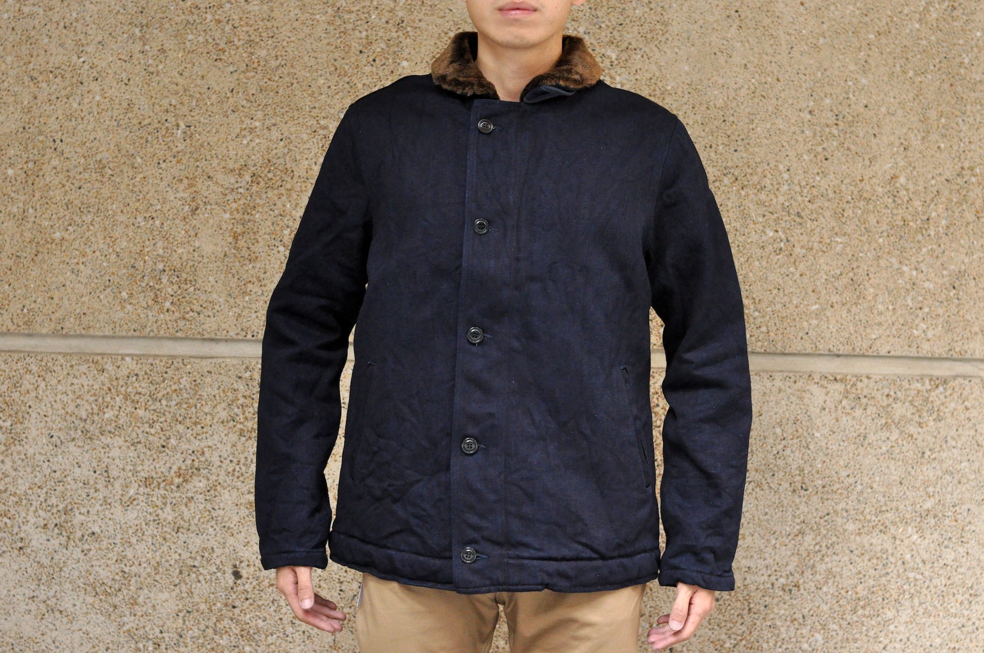 UES Duck Canvas N-1 Deck Jacket (Indigo)