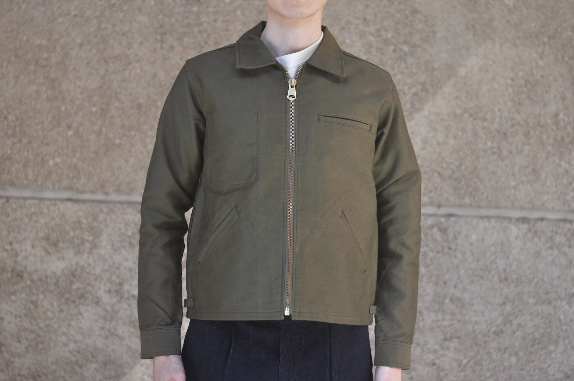 Unique Garment Heavyweight Jungle Cloth 'Utility VER 2.0' Jacket (Army Green)