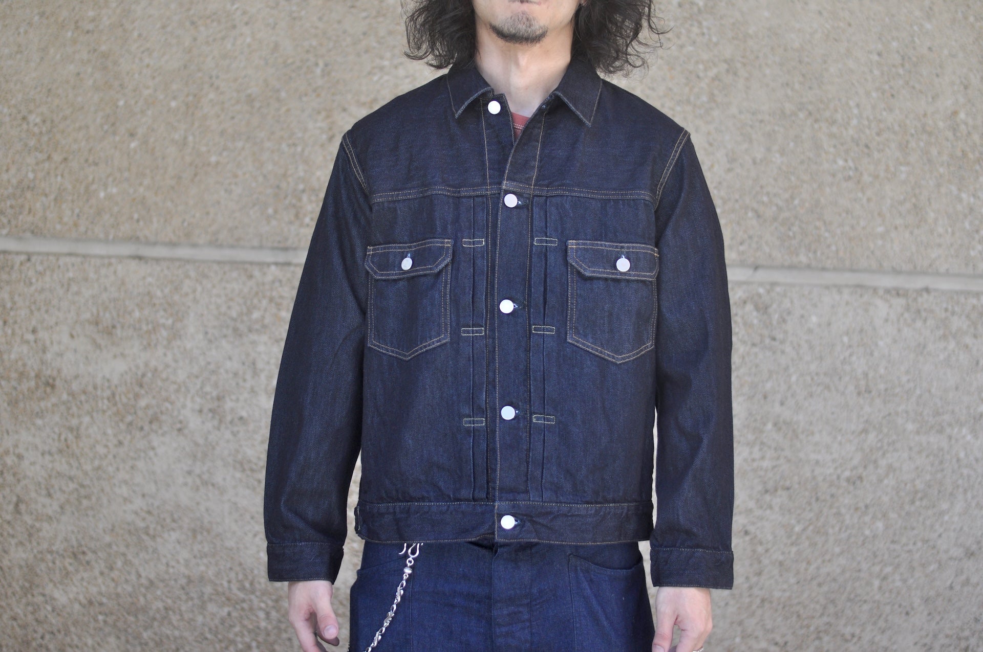MOMOTARO JEANS 11oz Indigo Dyed "Silk-Touch" Modified Type 2 Denim Jacket