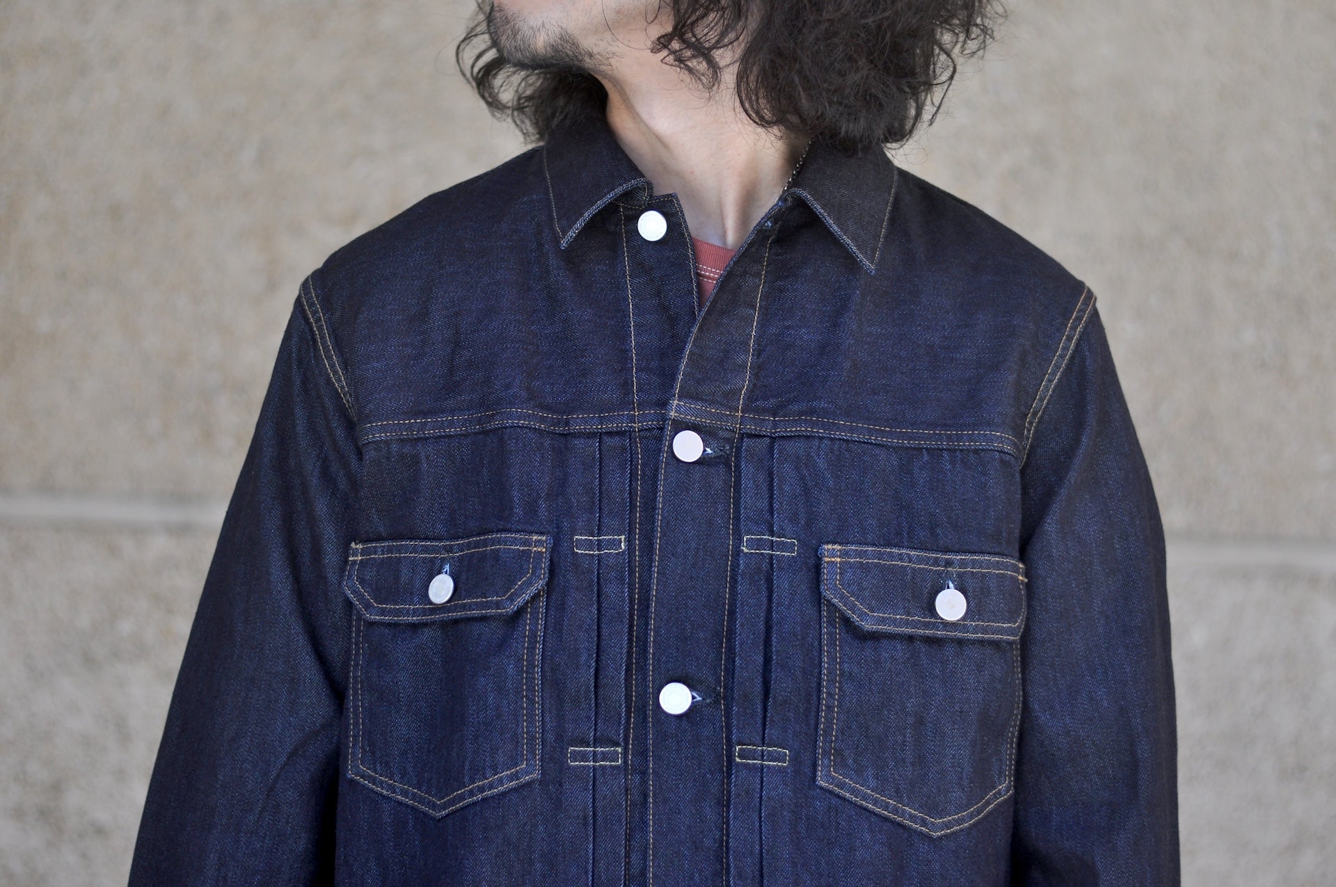 MOMOTARO JEANS 11oz Indigo Dyed "Silk-Touch" Modified Type 2 Denim Jacket