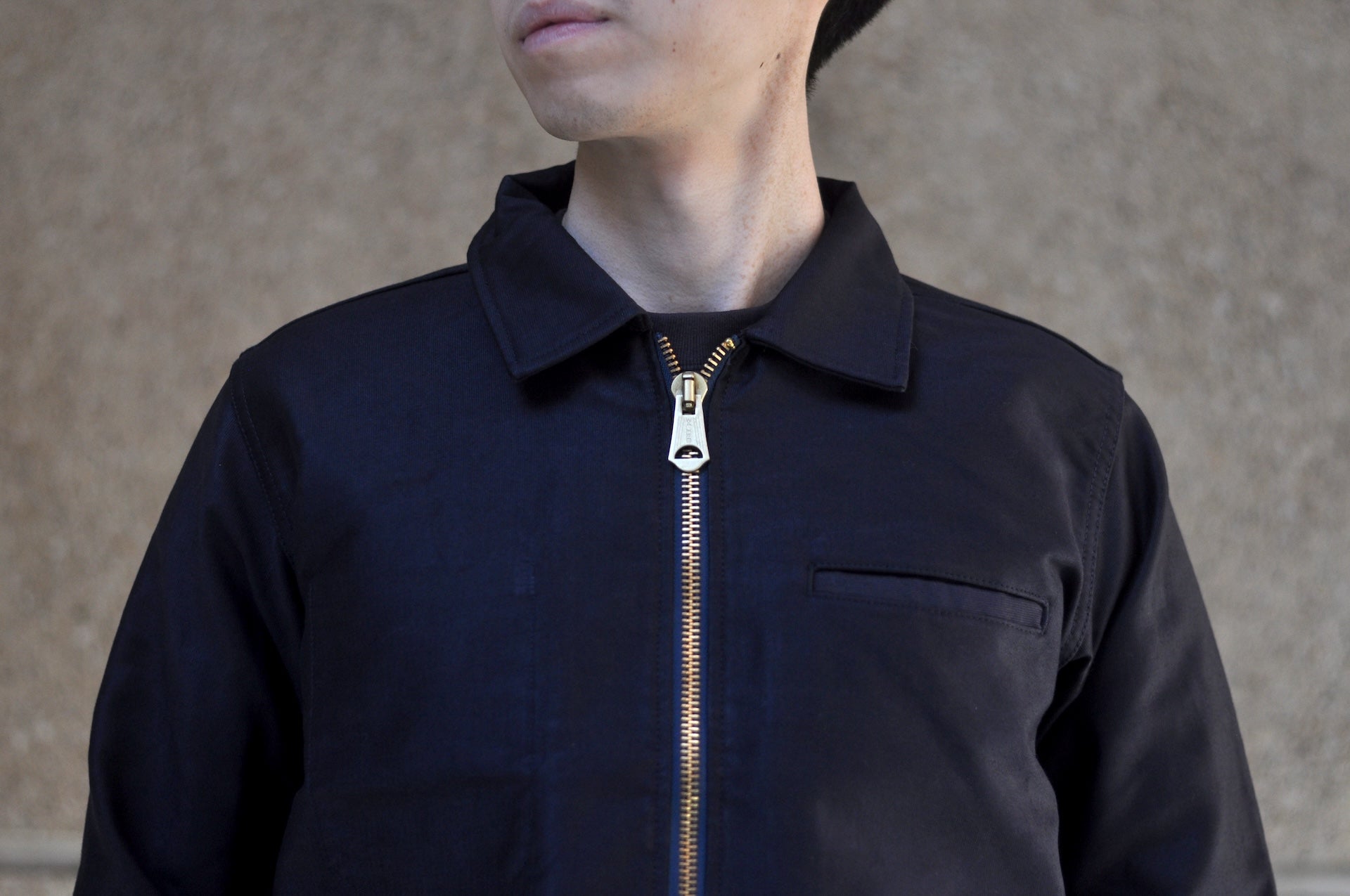 Unique Garment Heavyweight Jungle Cloth 'Utility VER 2.0' Jacket (Midnight Navy)