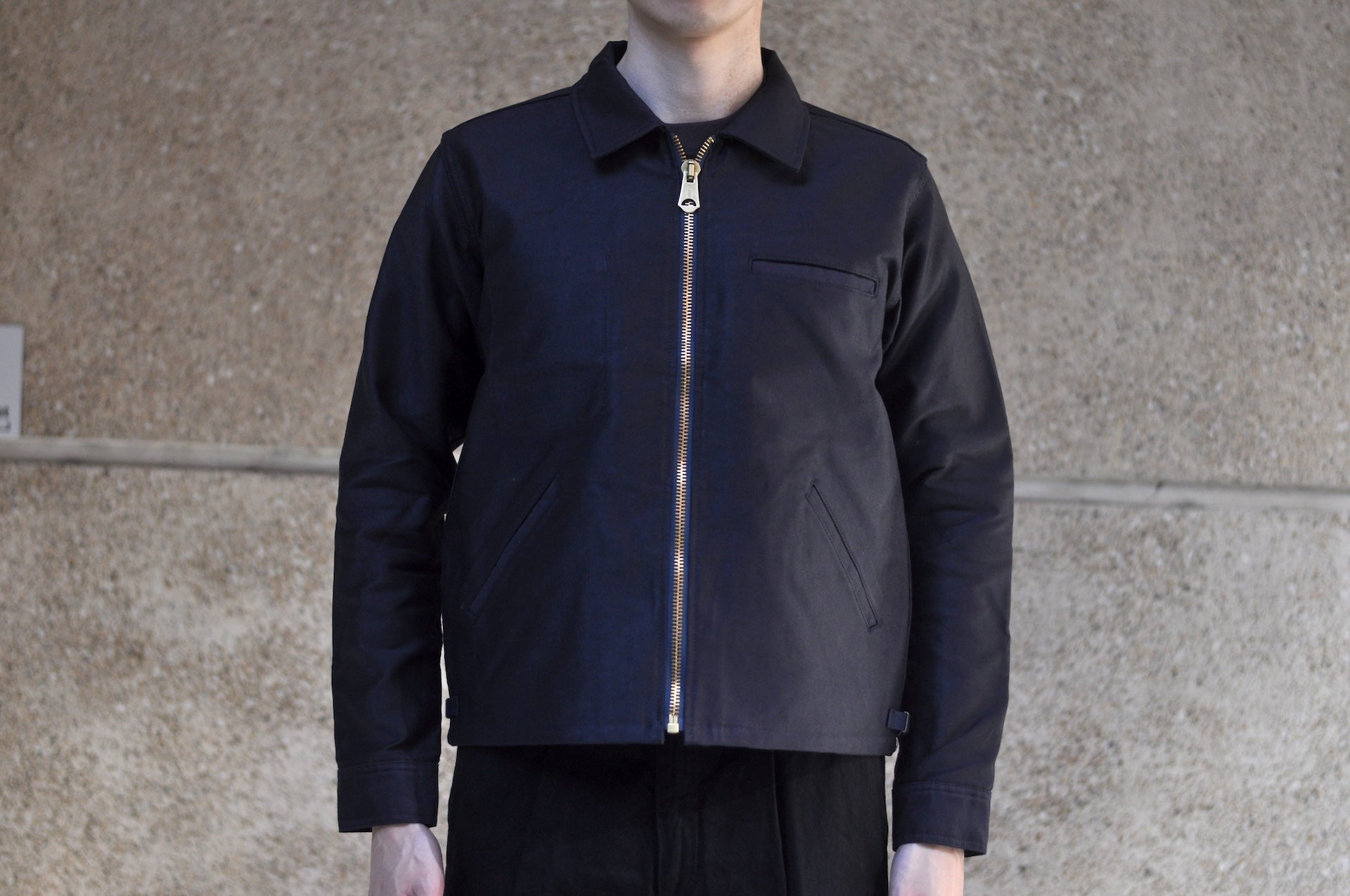 Unique Garment Heavyweight Jungle Cloth 'Utility VER 2.0' Jacket (Midnight Navy)