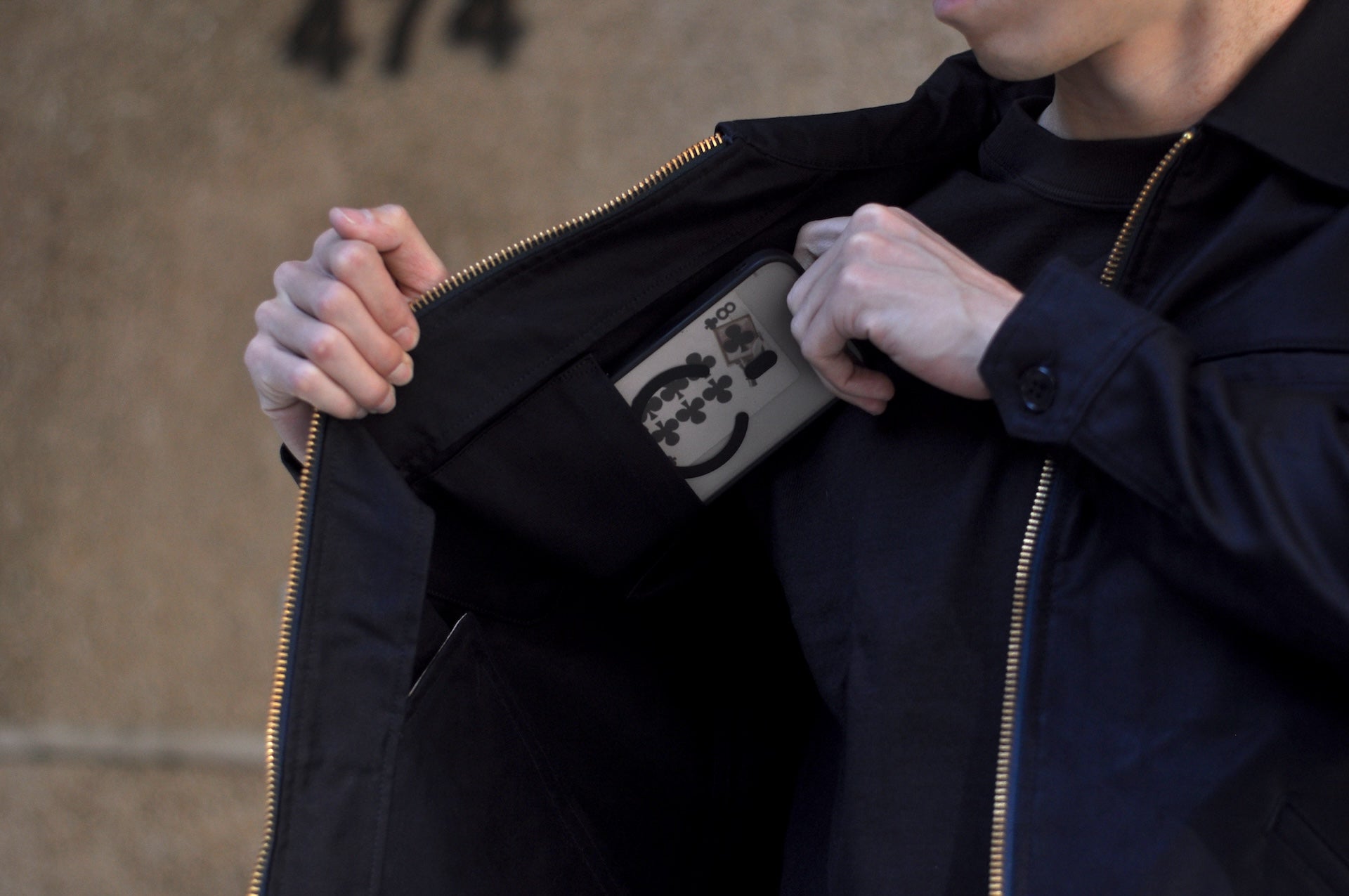 Unique Garment Heavyweight Jungle Cloth 'Utility VER 2.0' Jacket (Midnight Navy)