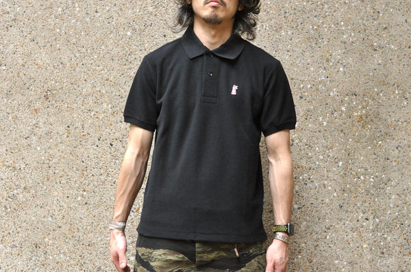 Boncoura Heavyweight Polo Shirt (Black) - CORLECTION