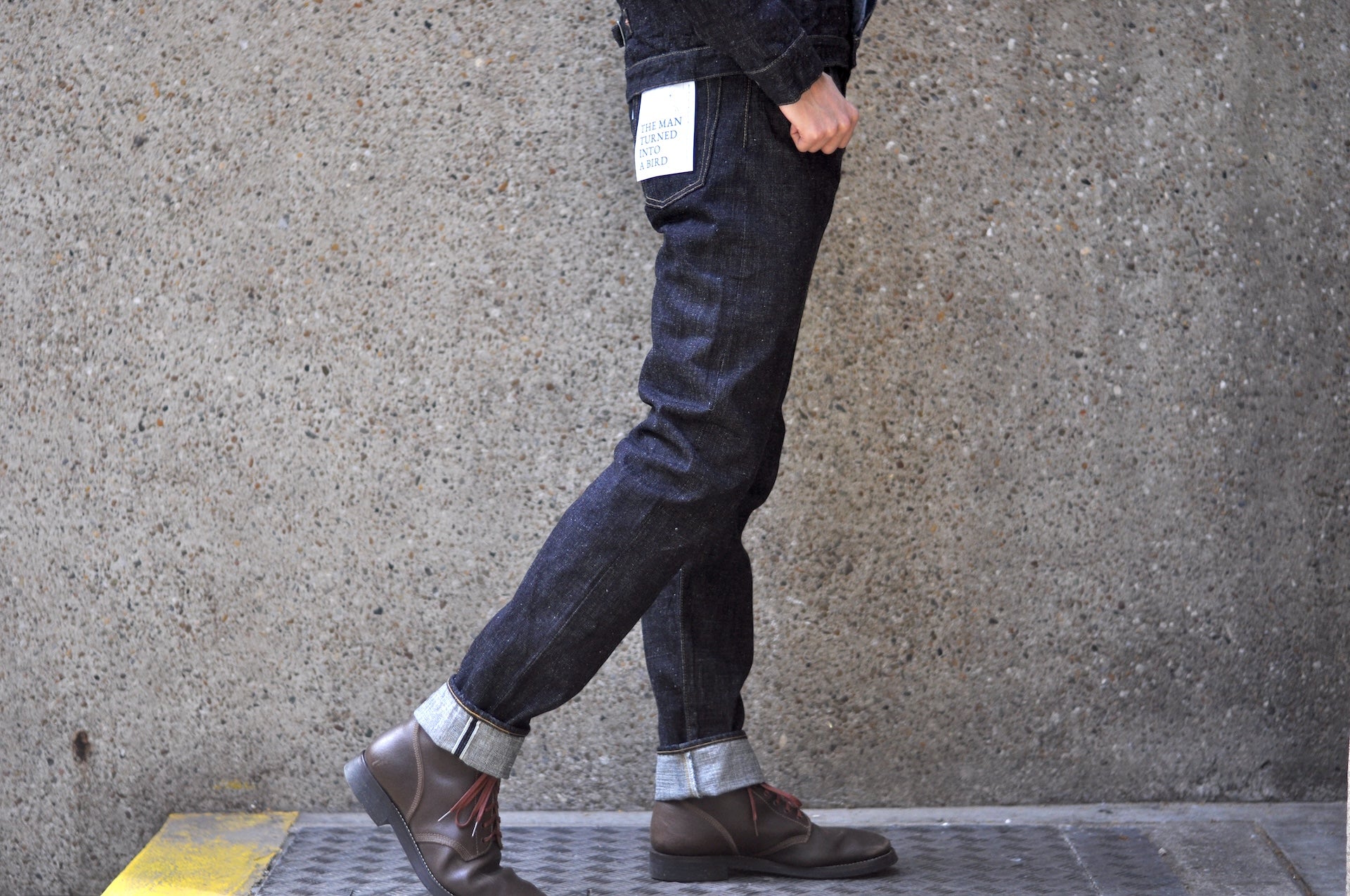 Omoto Denim 15.5oz Indigo Dyed “Neo-Slub” 0411 Denim (Relaxed Tapered fit)