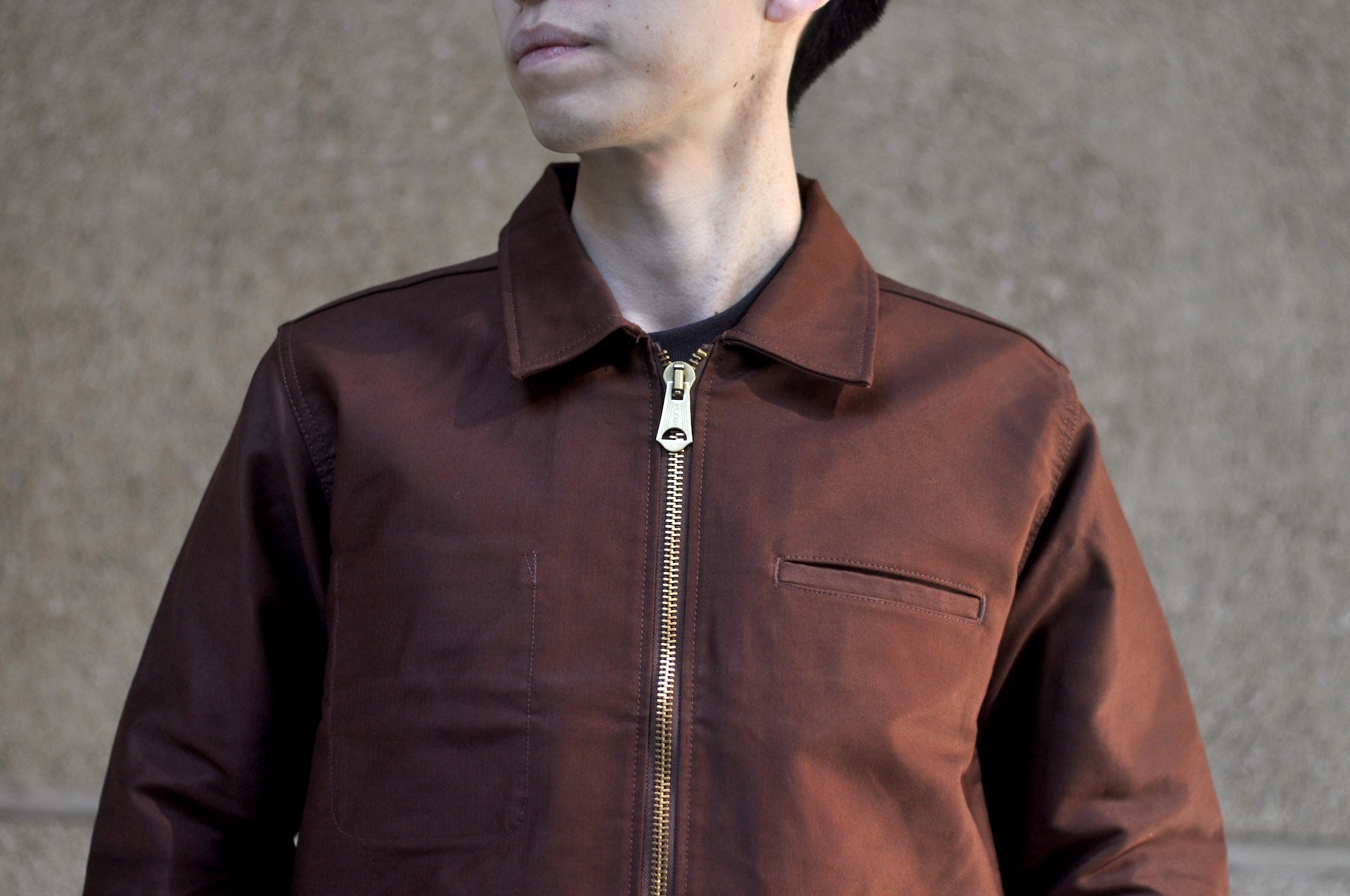 Unique Garment Heavyweight Jungle Cloth 'Utility VER 2.0' Jacket (Rust Brown)