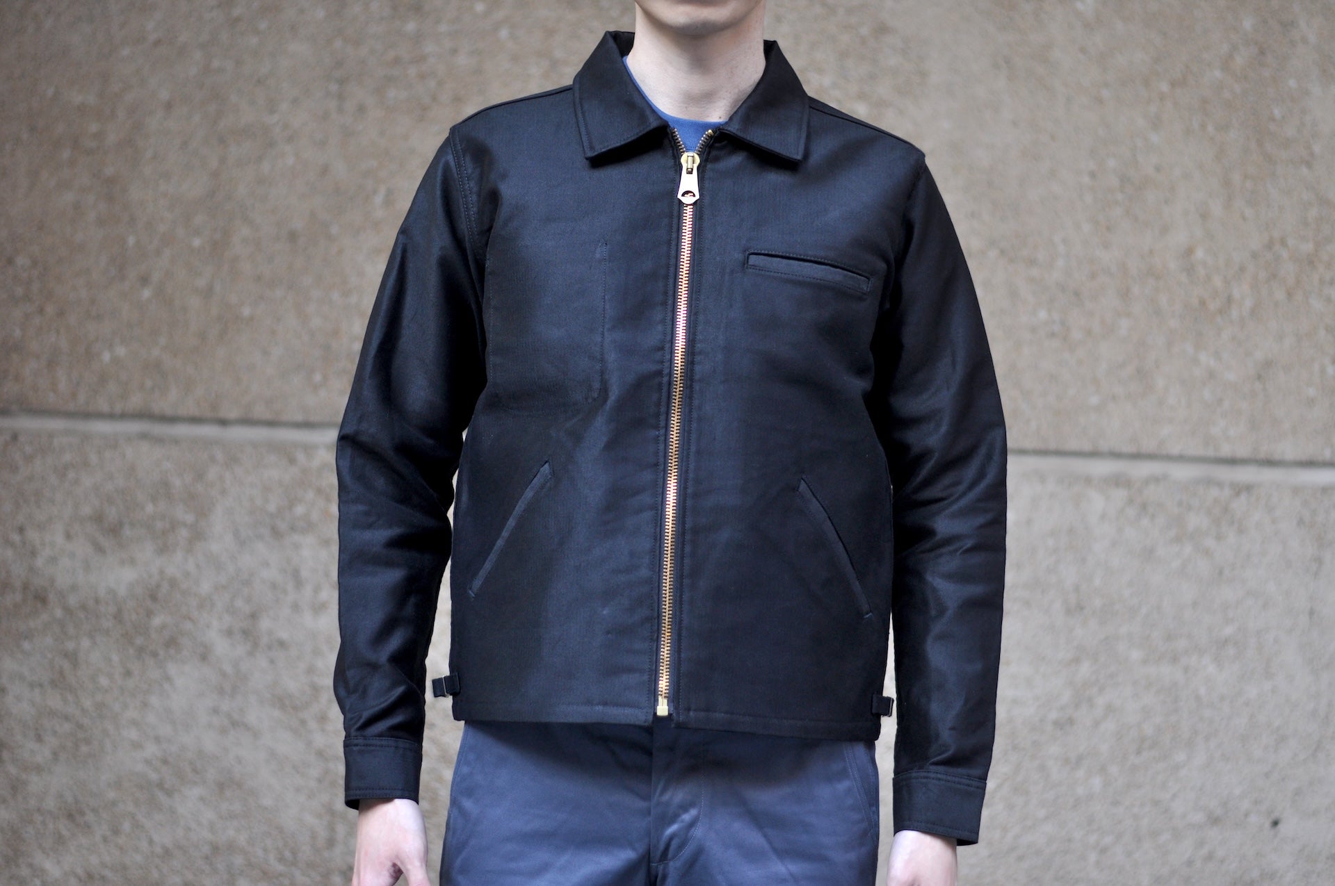 Unique Garment Heavyweight Jungle Cloth 'Utility VER 2.0' Jacket (Jet Black)