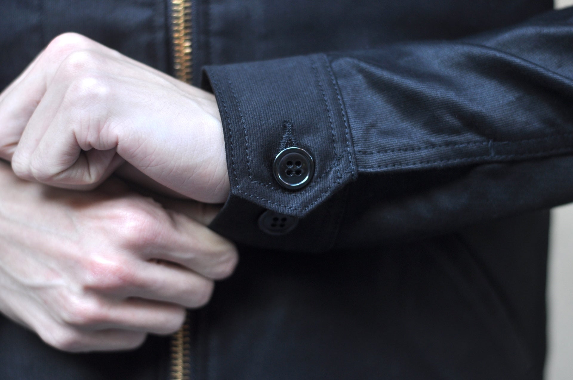 Unique Garment Heavyweight Jungle Cloth 'Utility VER 2.0' Jacket (Jet Black)